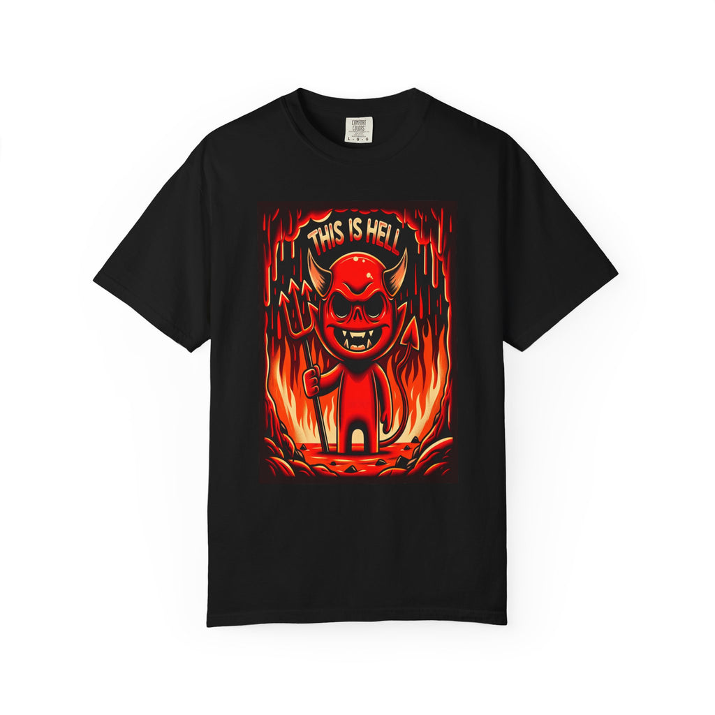 Unisex This is Hell Graphic Printed T-shirt