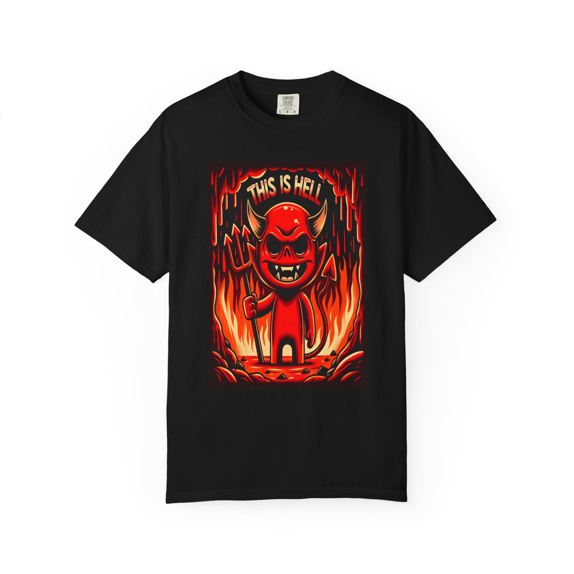 Unisex This is Hell Graphic Printed T-shirt