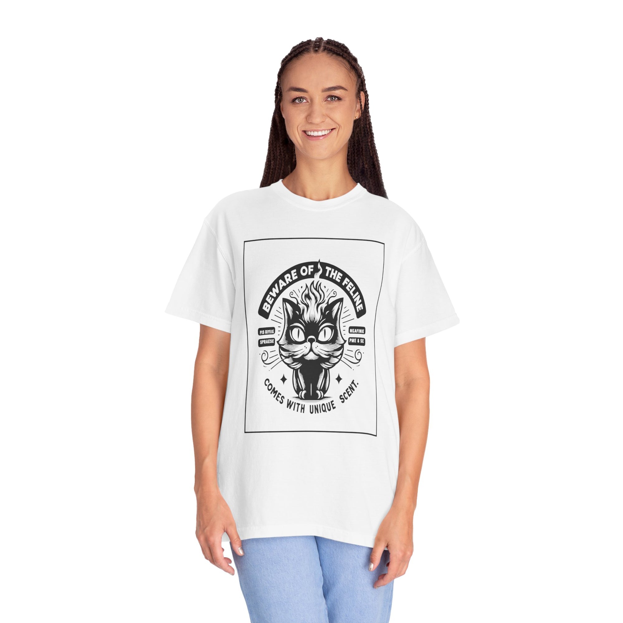 Unisex Cat Scent Graphic Printed T-shirt