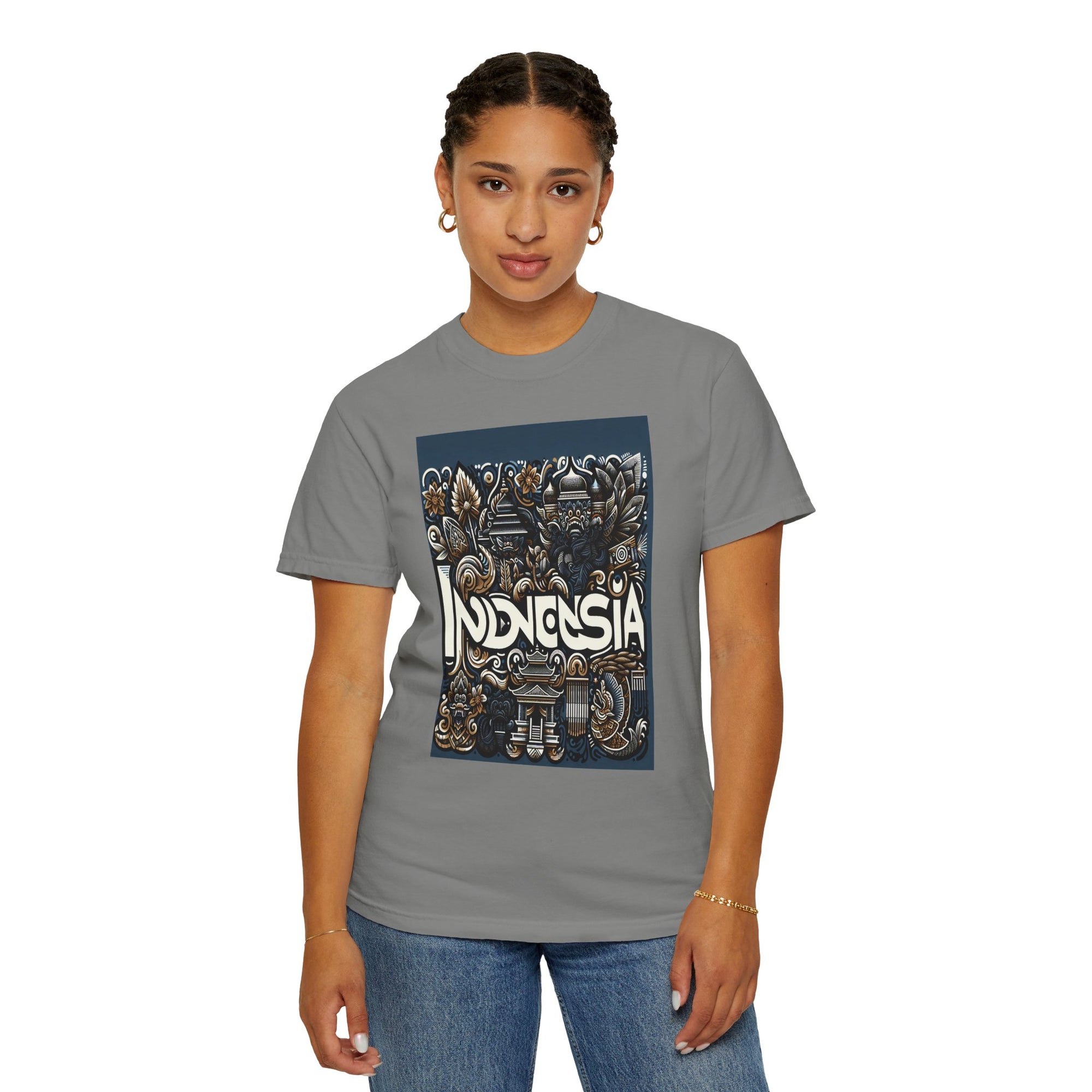 Unisex Indonesia Printed T-shirt
