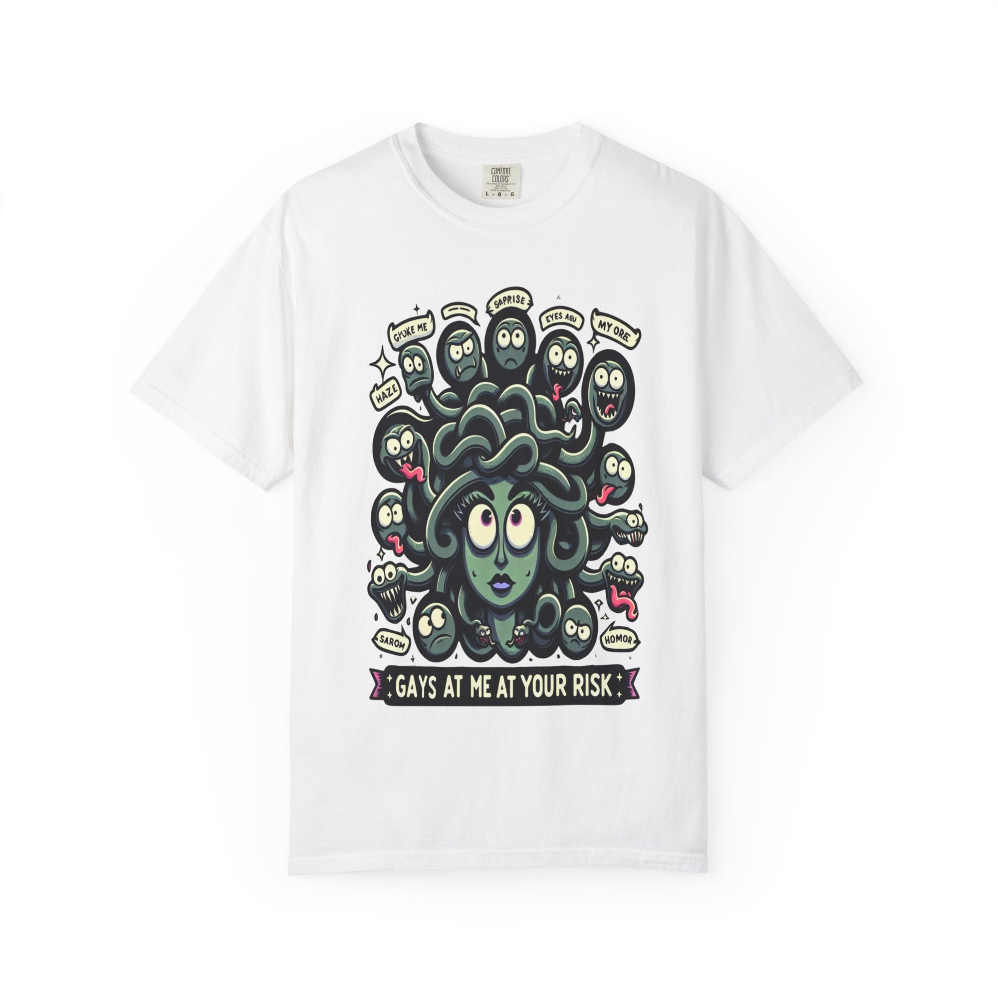 Unisex Medusa Graphic Printed T-shirt