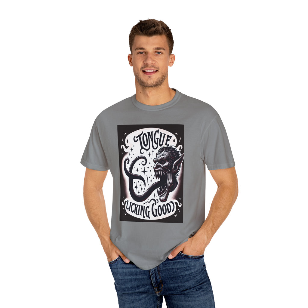 Unisex Monster Tongue Graphic Printed T-shirt