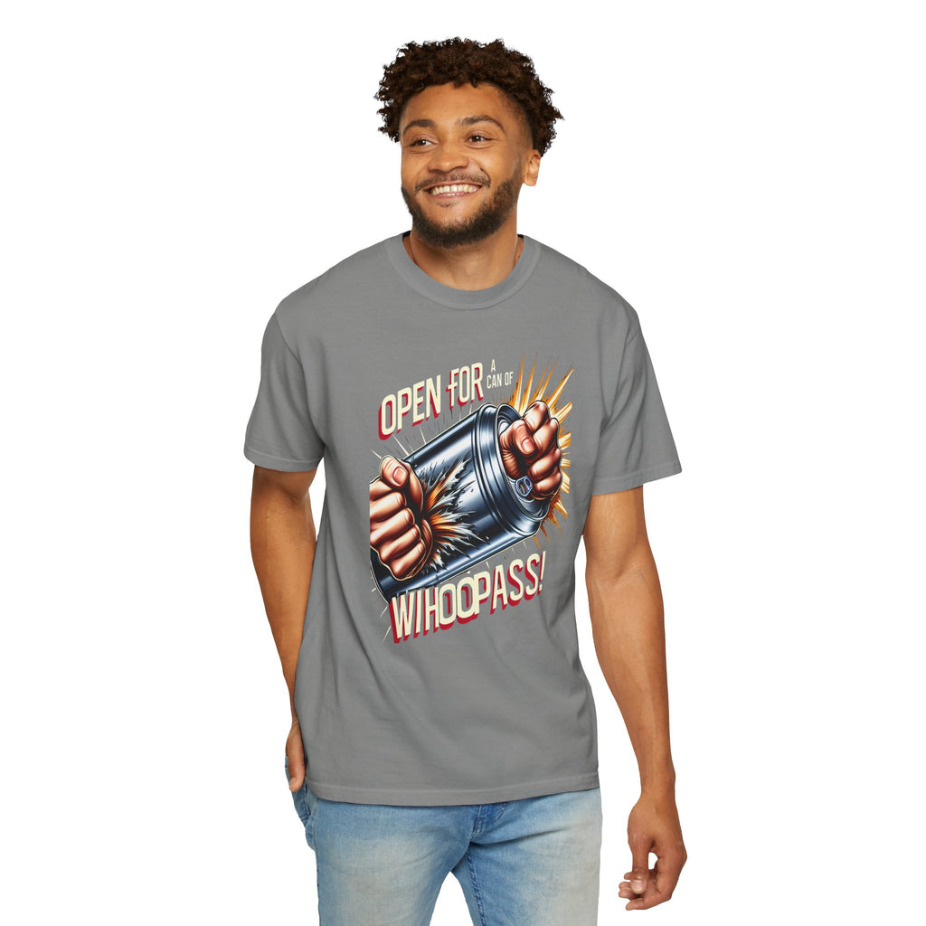 Unisex Can of Whoopass Graphic Printed T-shirt
