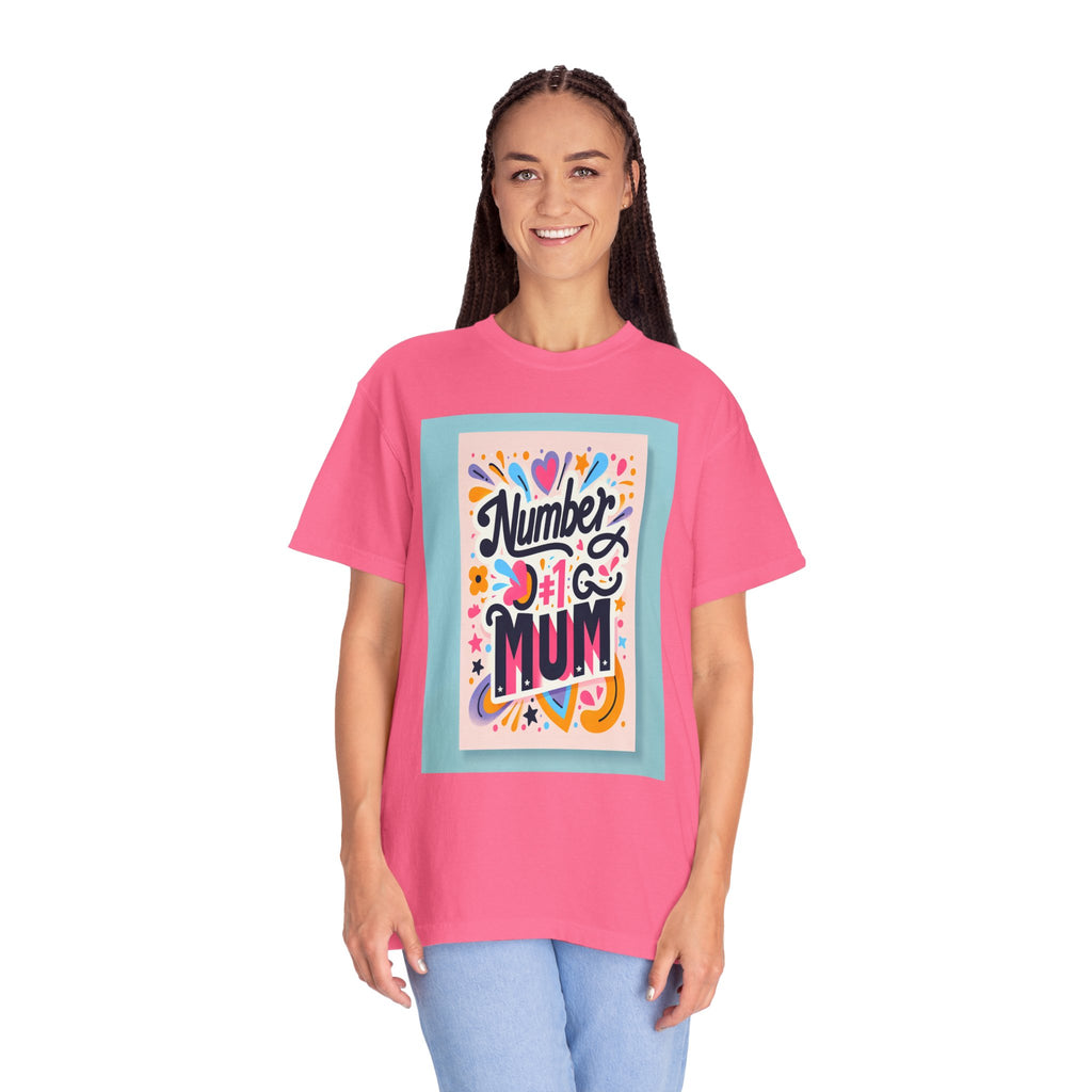 Unisex Garment-Dyed No.1 Mum T-shirt