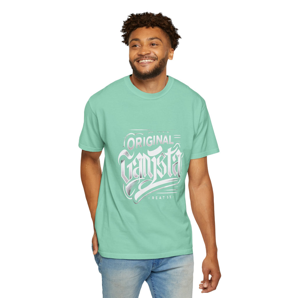Unisex Garment-Dyed Original Gangsta T-shirt