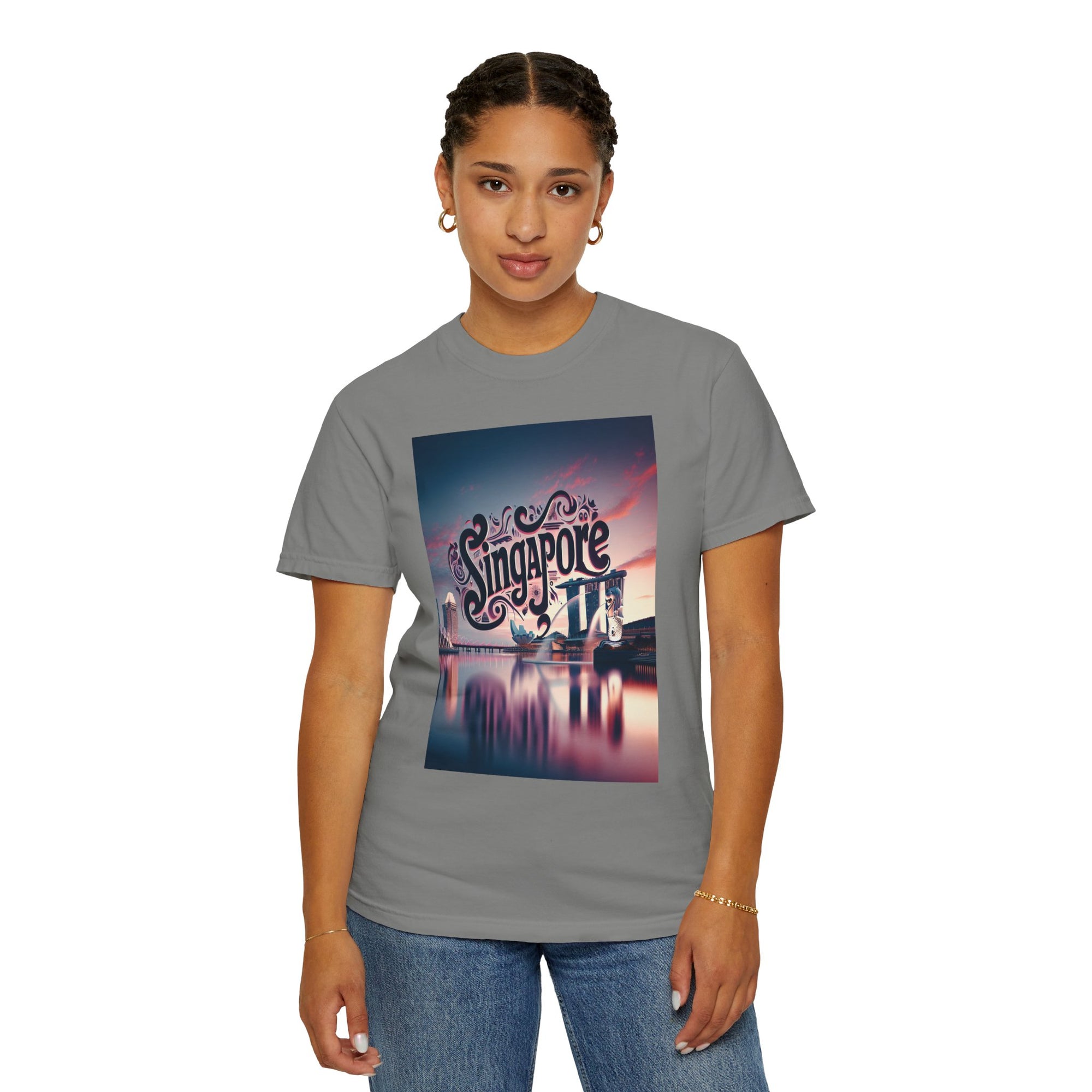 Unisex Singapore Printed T-shirt