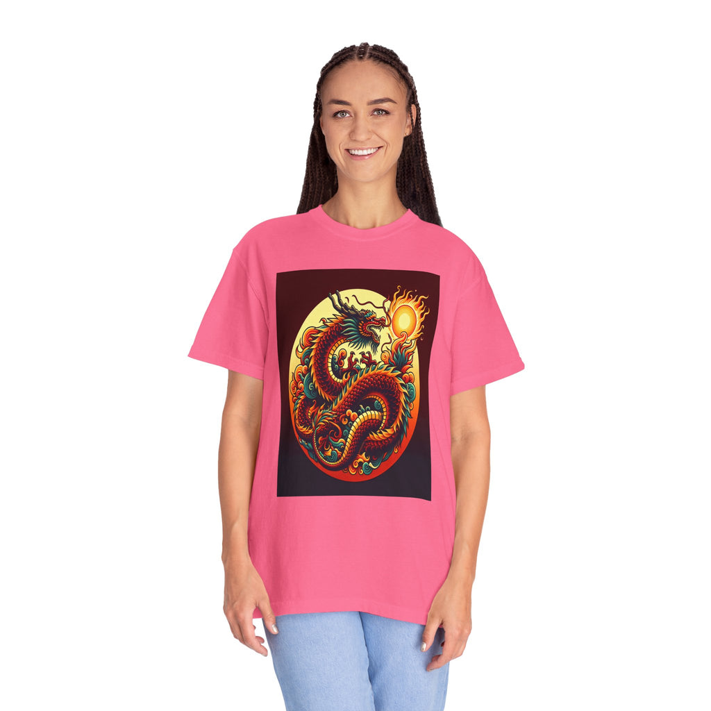 Unisex Dragon Graphic Printed T-shirt