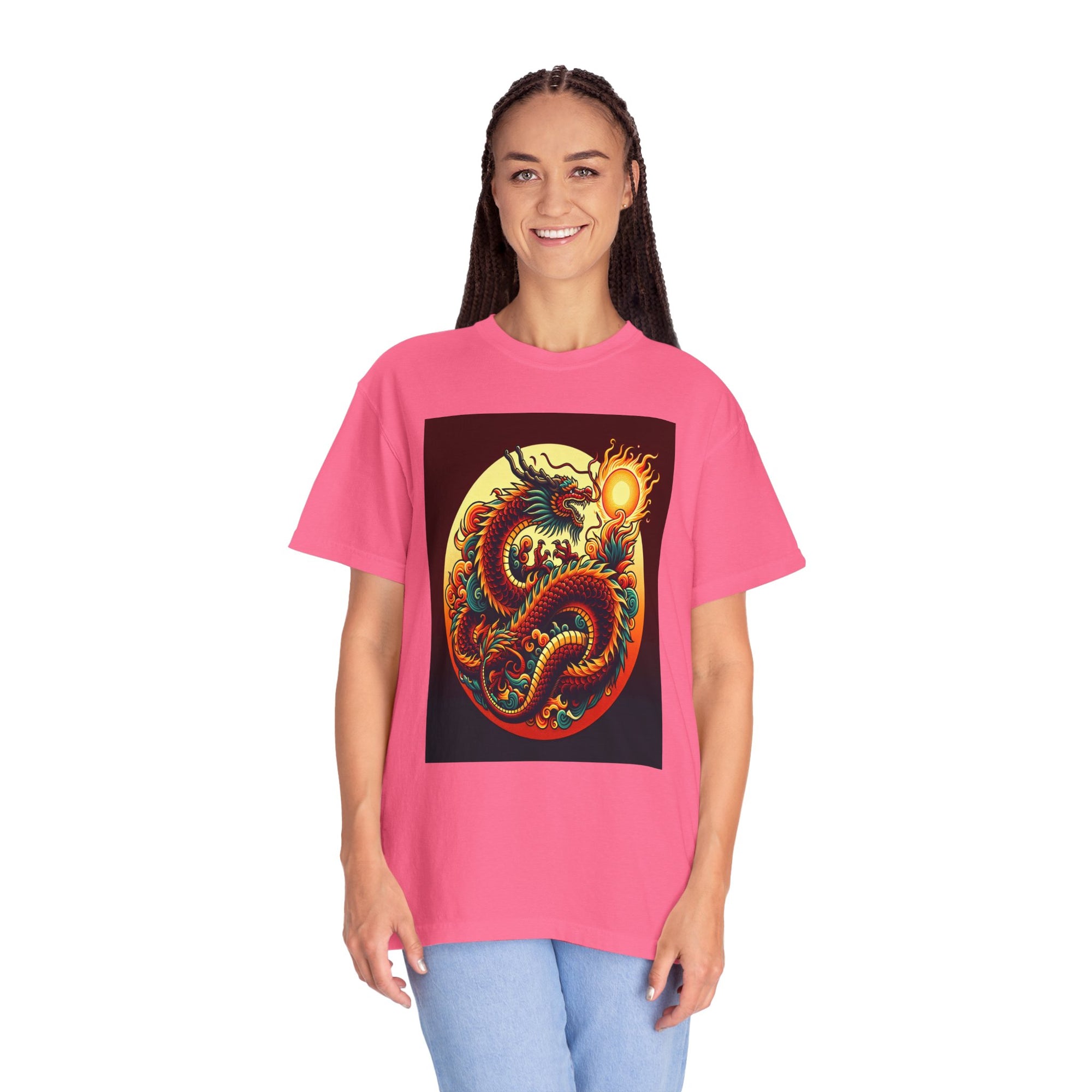 Unisex Dragon Graphic Printed T-shirt