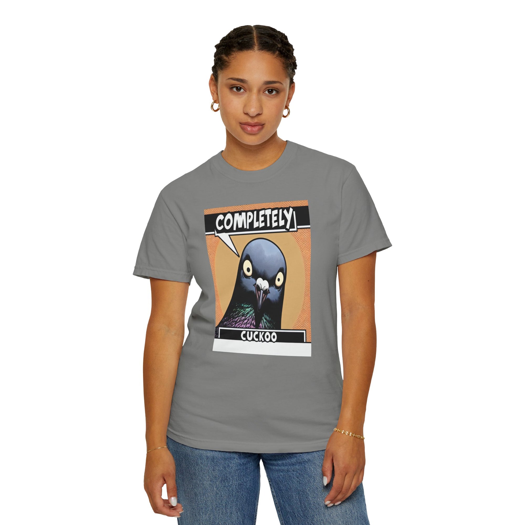 Unisex Completely Cuckoo Graphic Printed T-shirt