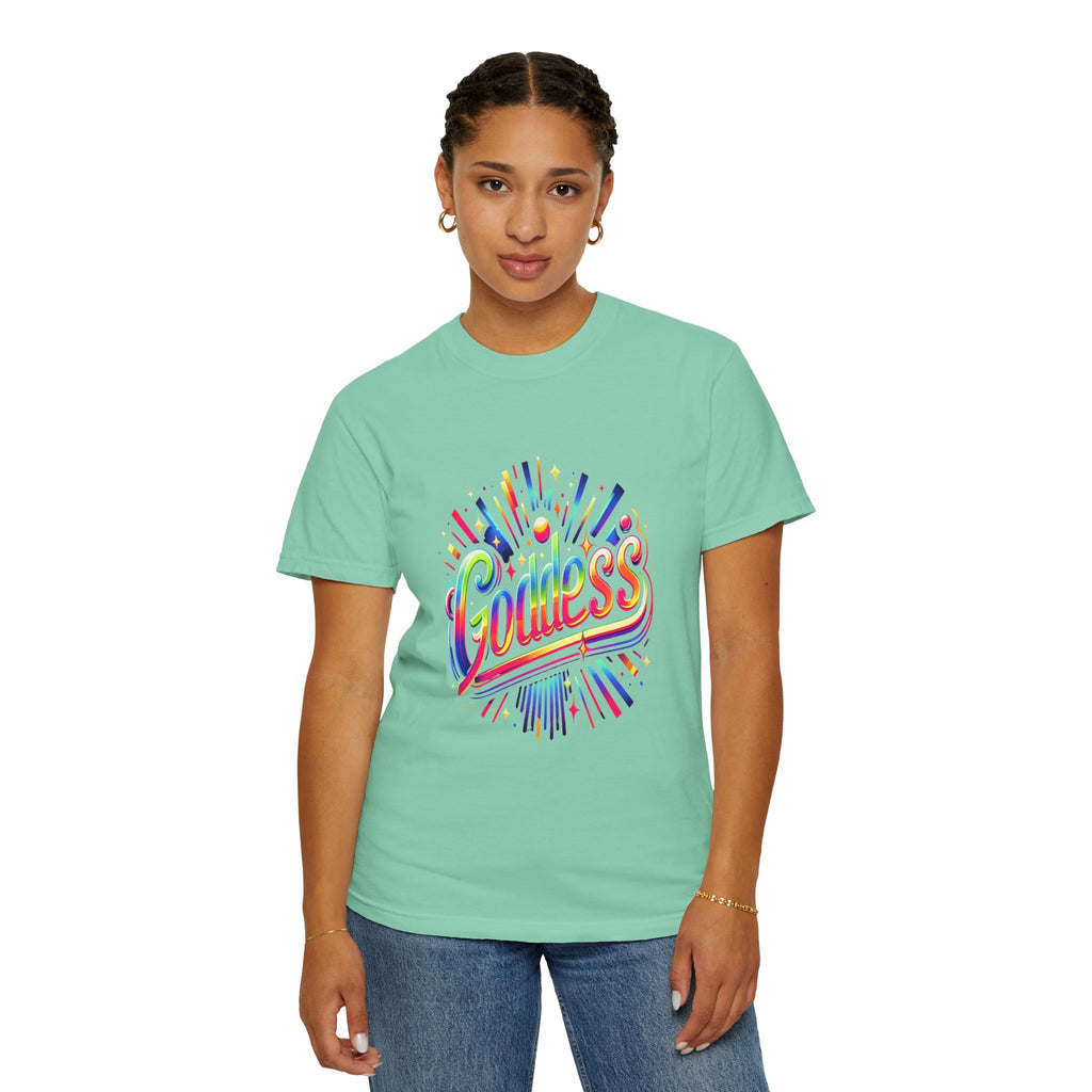 Unisex Garment-Dyed Goddess T-shirt