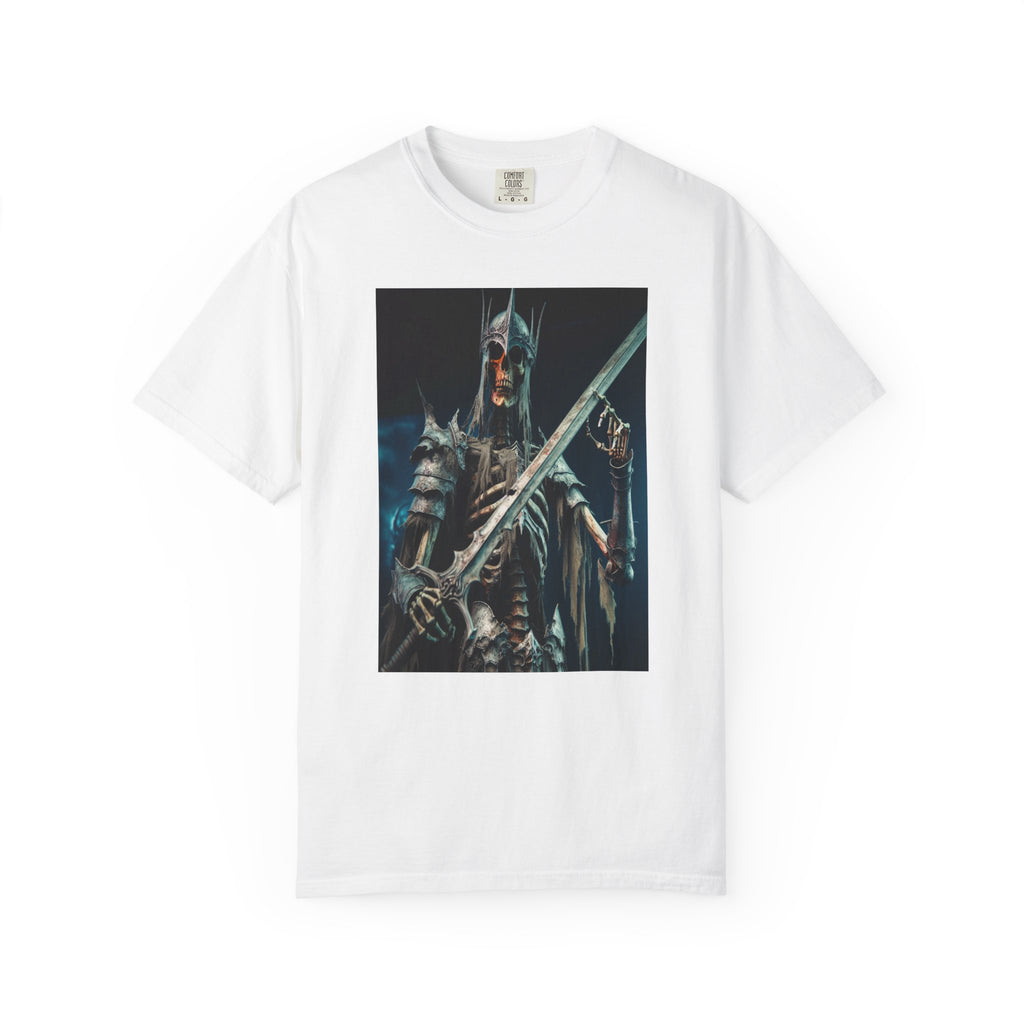 Unisex Skeletal Warrior Graphic Printed T-shirt