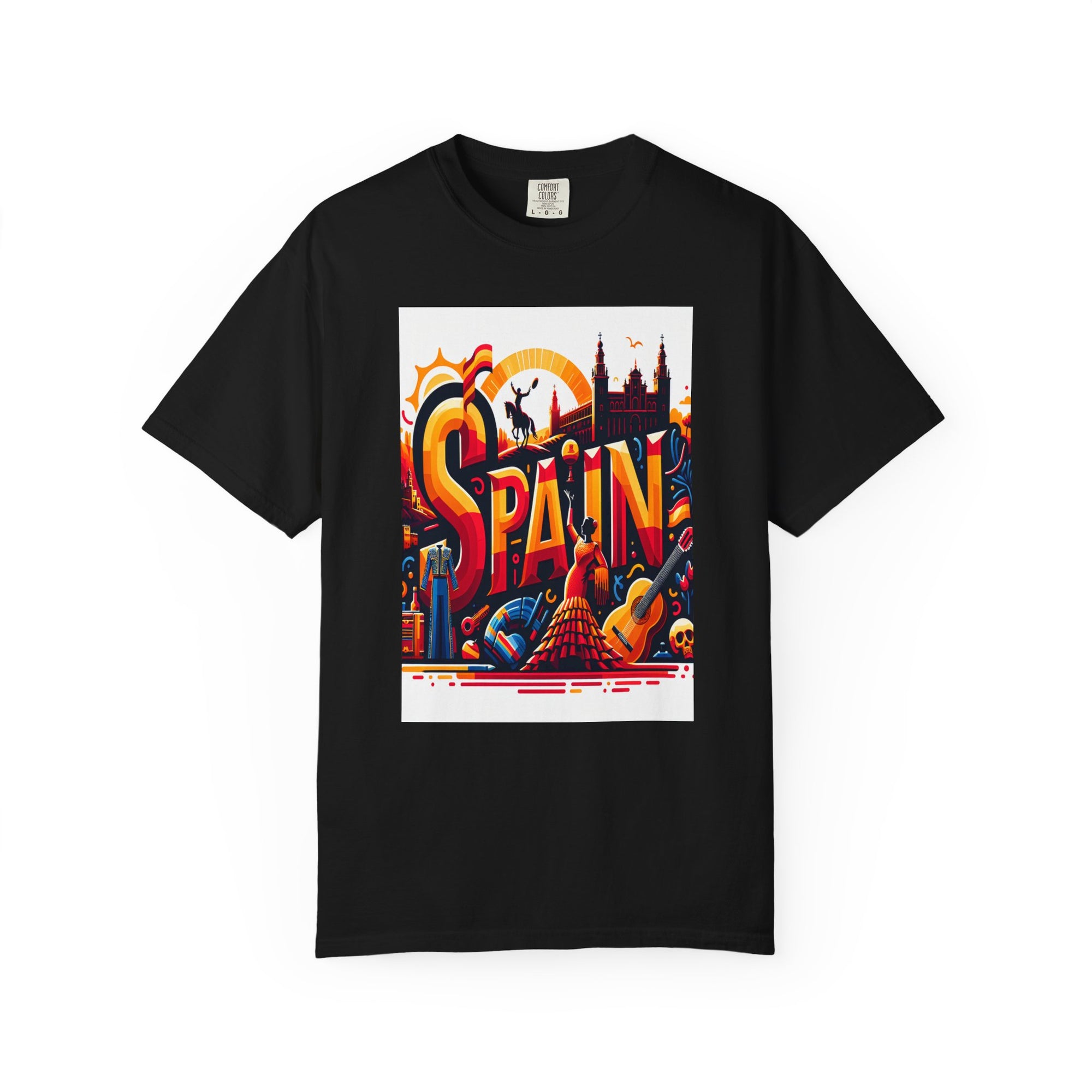 Unisex Spain Printed T-shirt