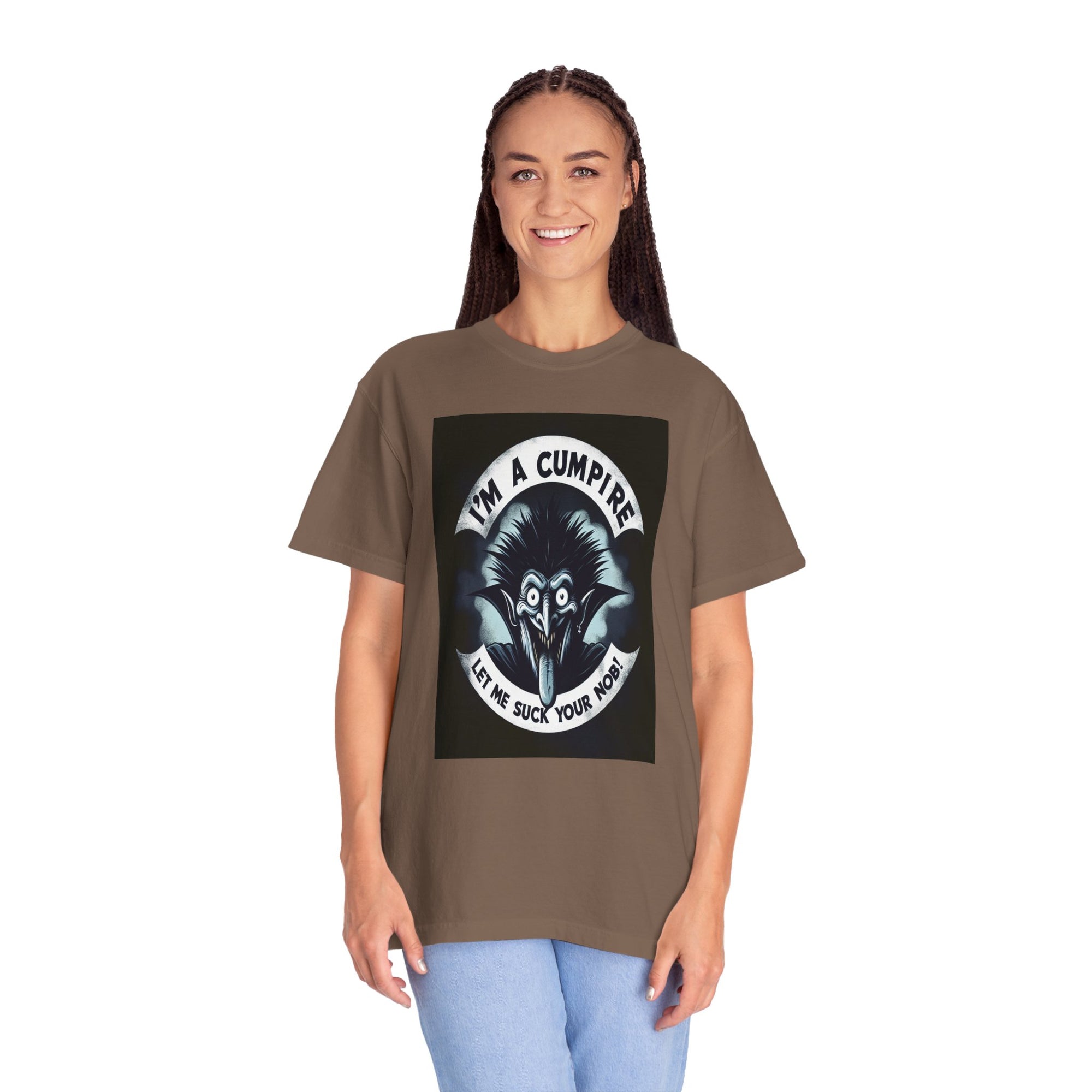 Unisex Rude Vampire Graphic Printed T-shirt
