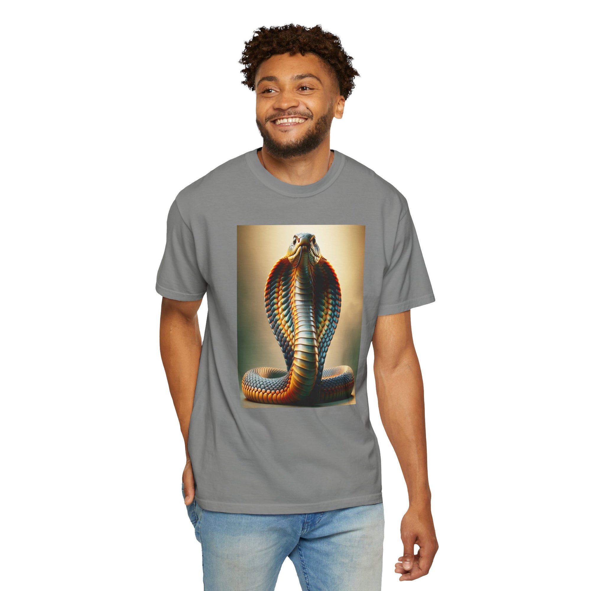 Unisex Cobra Graphic Printed T-shirt