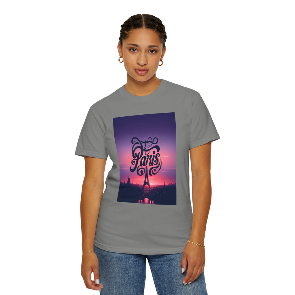 Unisex Paris Printed T-shirt