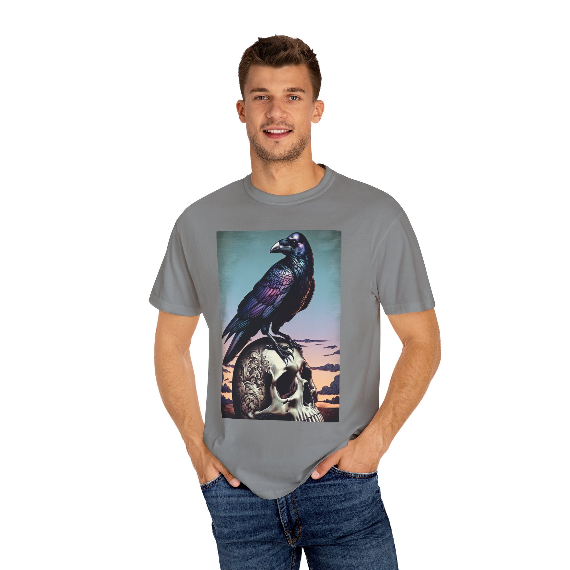 Unisex Skull Graphic Printed T-shirt