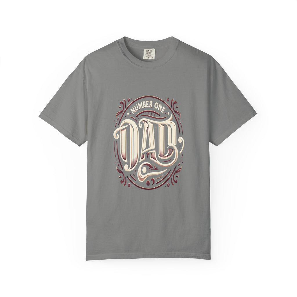 Unisex Garment-Dyed Number One Dad T-shirt