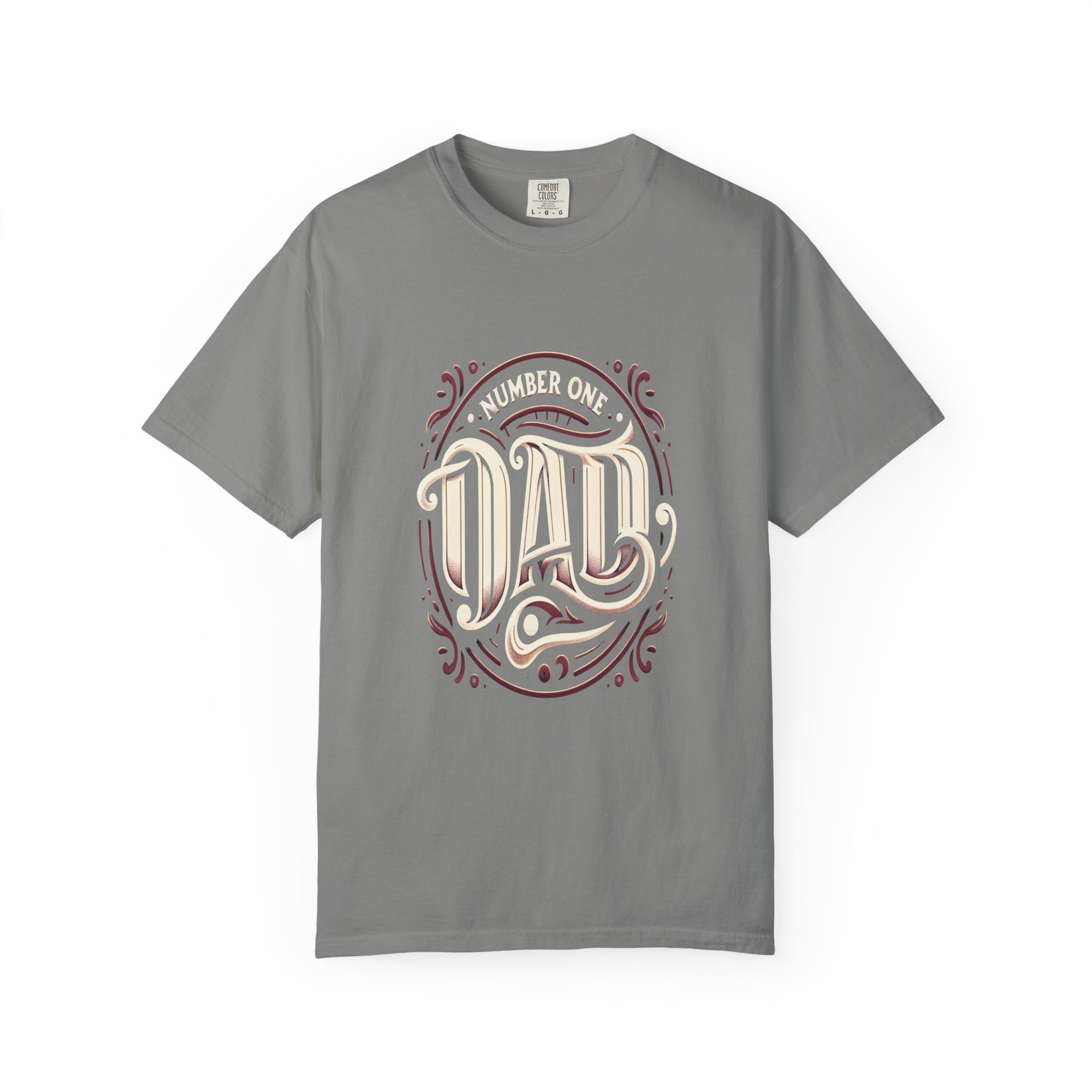 Unisex Garment-Dyed Number One Dad T-shirt