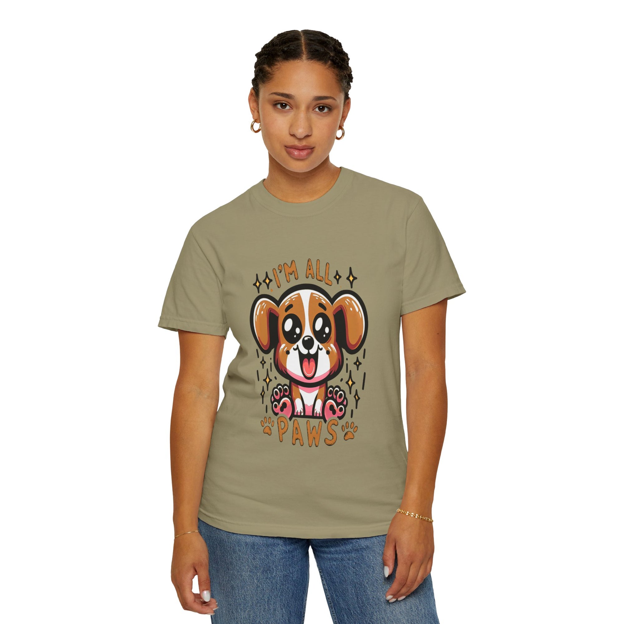 Unisex I'm All Paws Graphic Printed T-shirt