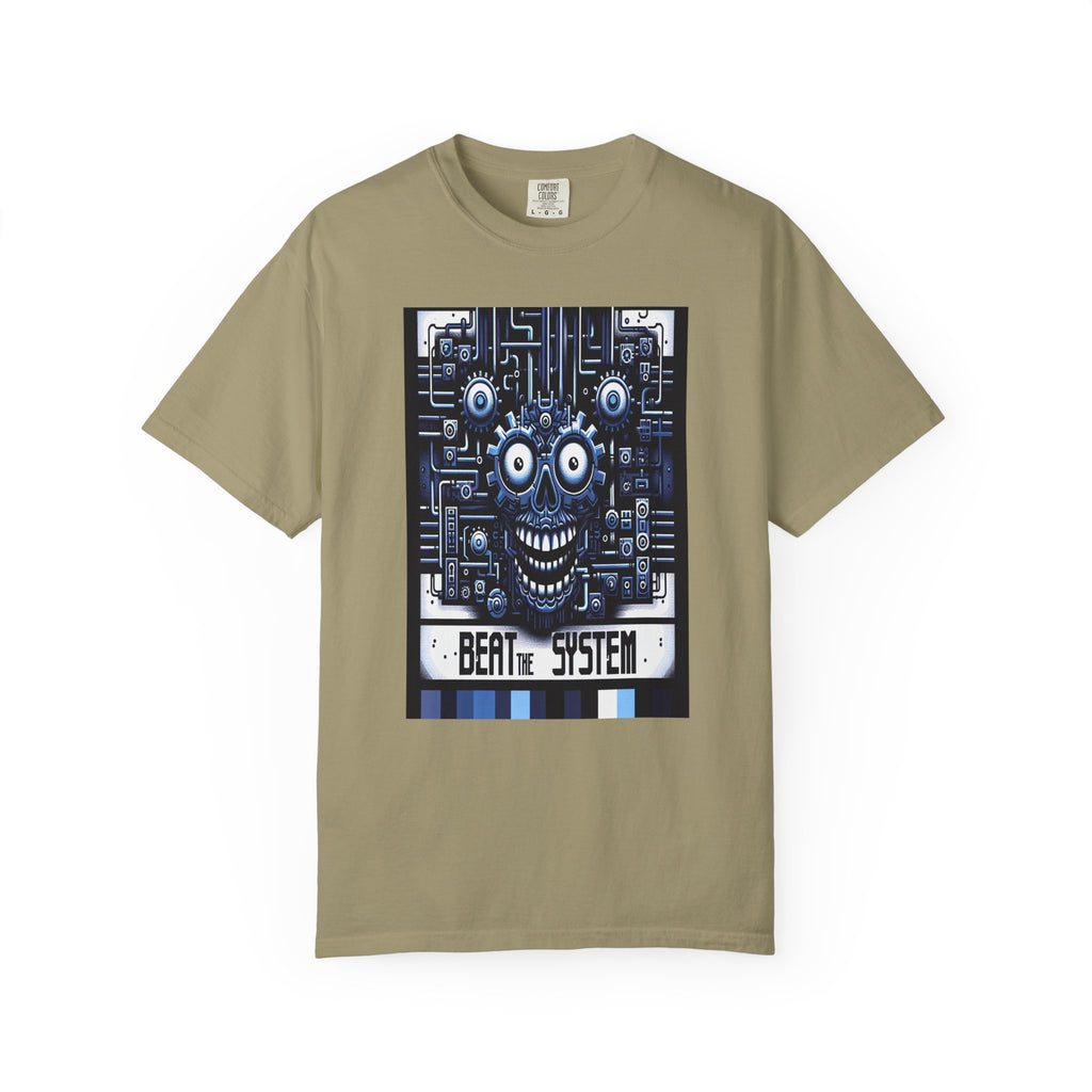 Unisex Beat the System Graphic Printed T-shirt