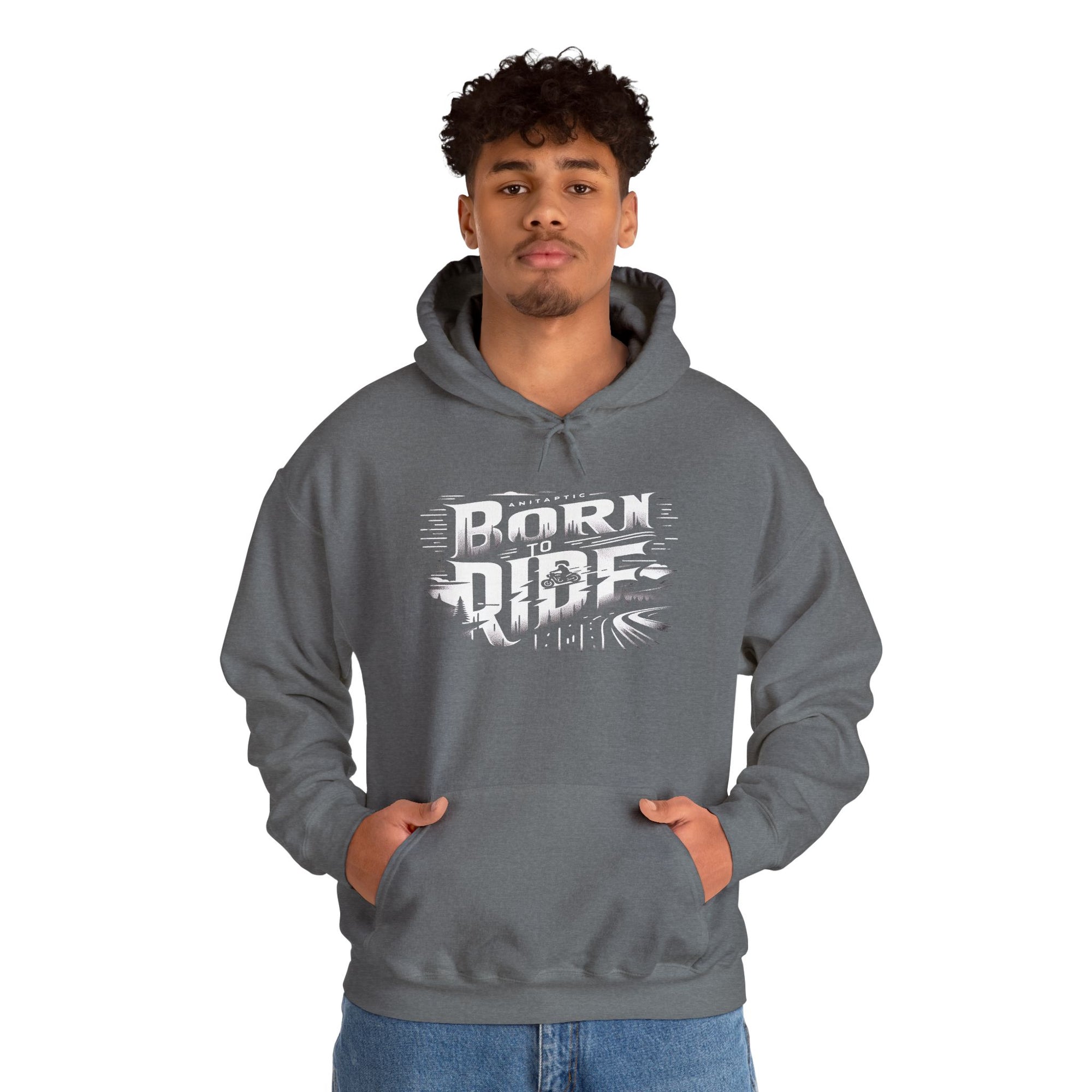 Unisex Heavy Blend™ Born to Ride Hoodie