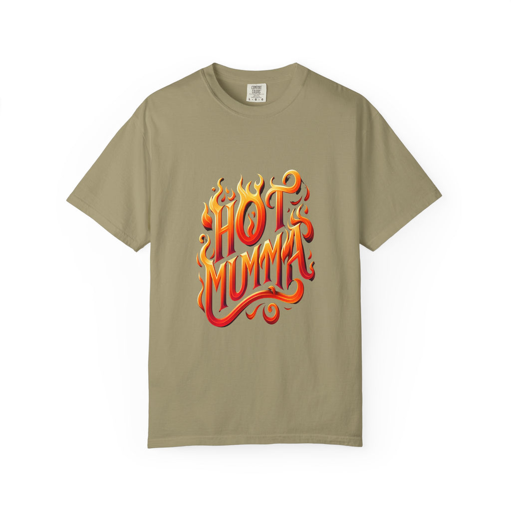 Unisex Garment-Dyed Hot Mumma T-shirt