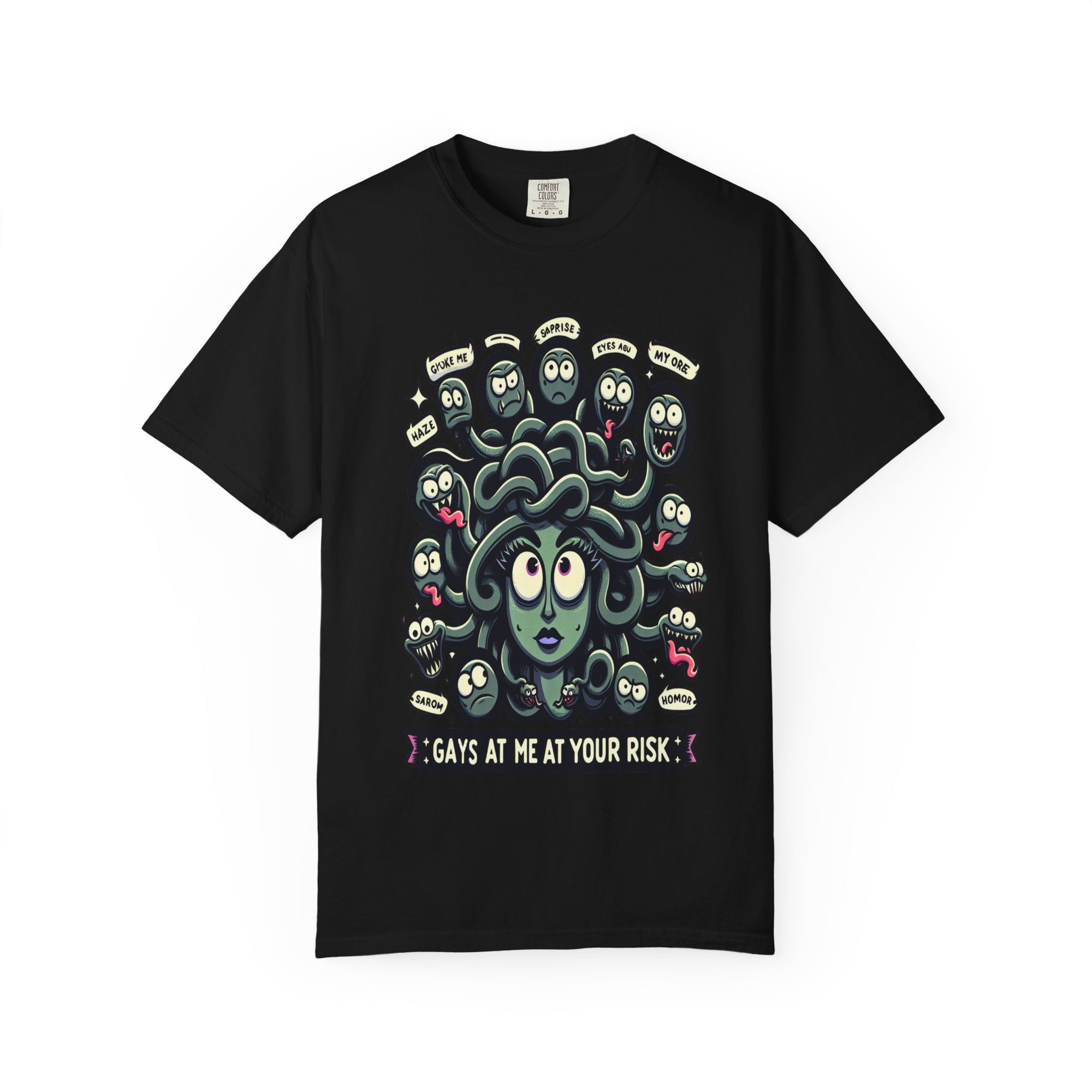 Unisex Medusa Graphic Printed T-shirt