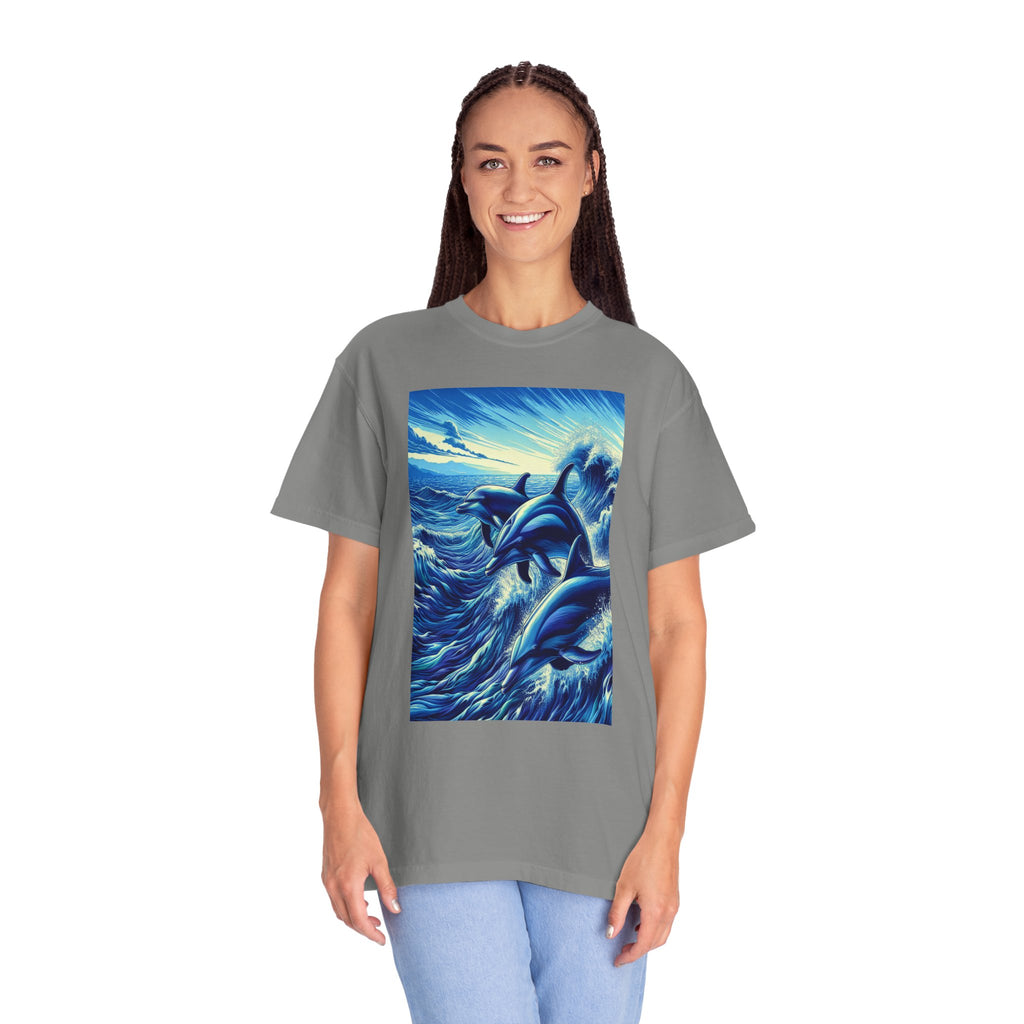 Unisex Dolphins Graphic Printed T-shirt
