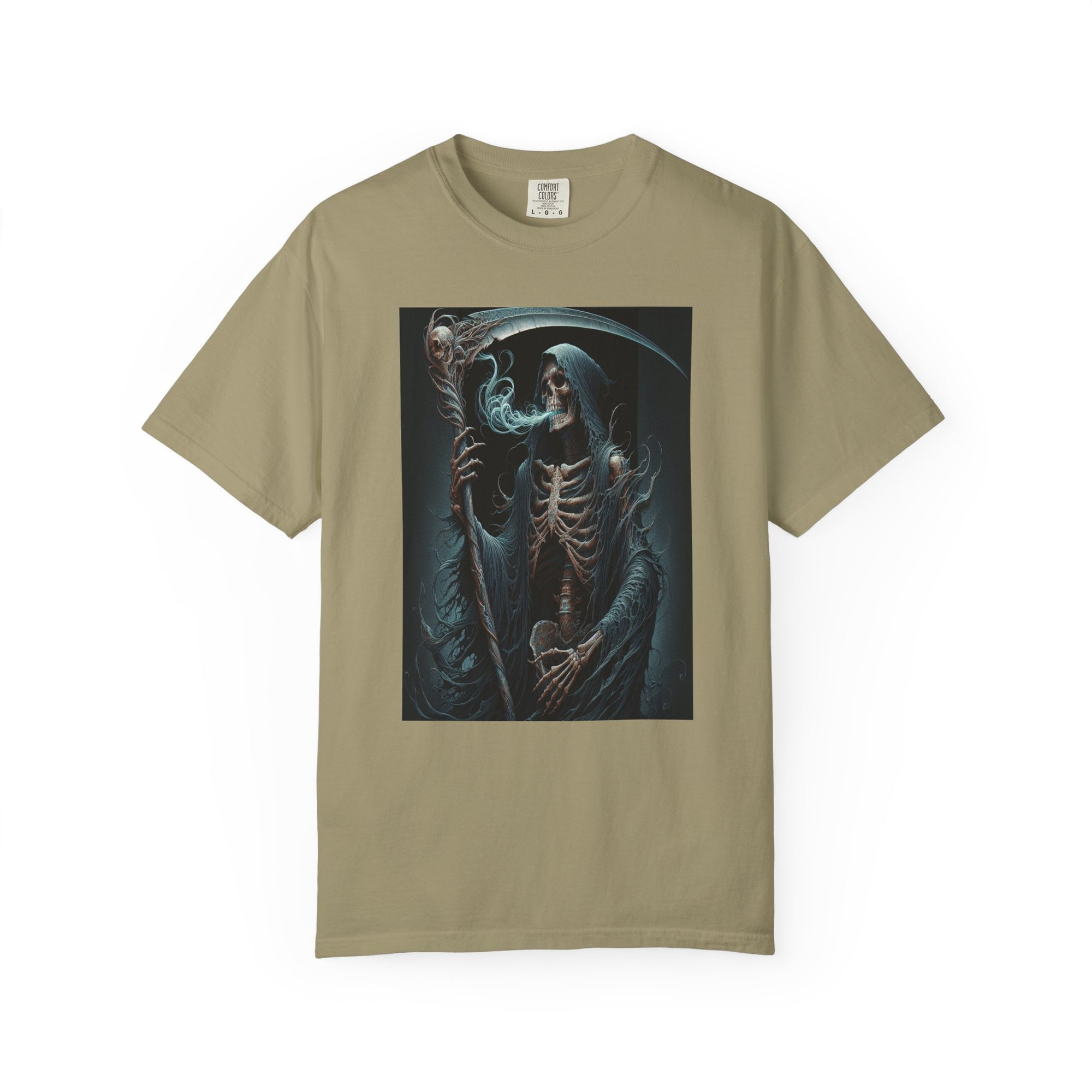 Unisex Reaper with Sickle Graphic Printed T-shirt