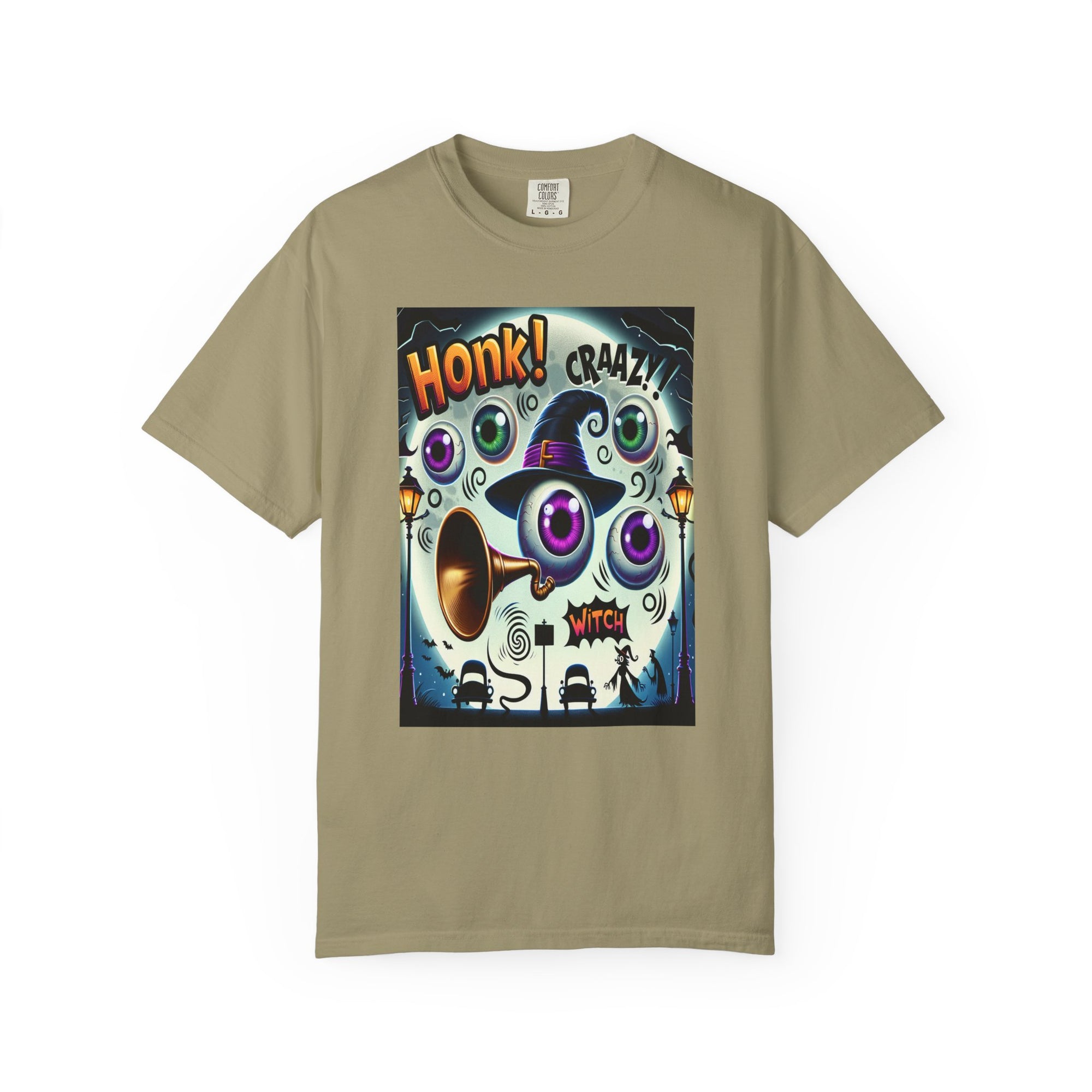 Unisex Crazy Witch Graphic Printed T-shirt
