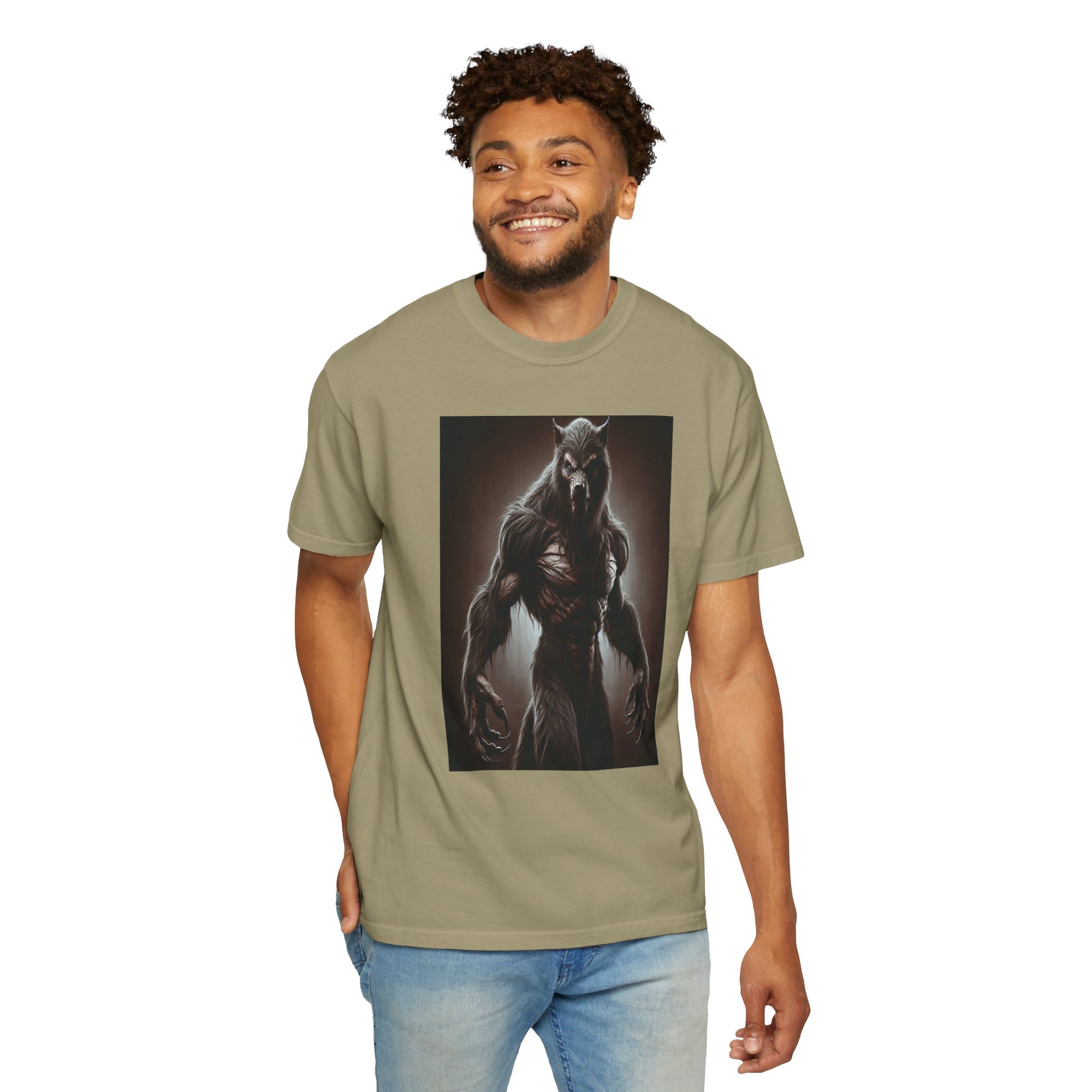 Unisex Werewolf Graphic Printed T-shirt
