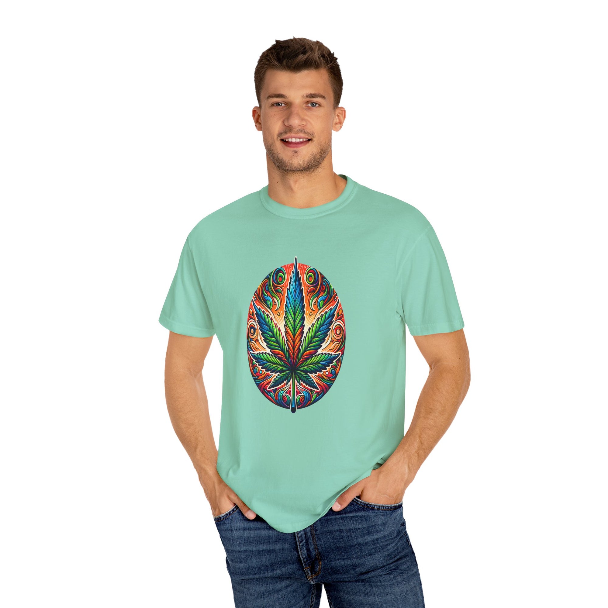 Unisex Cannabis Graphic Printed T-shirt