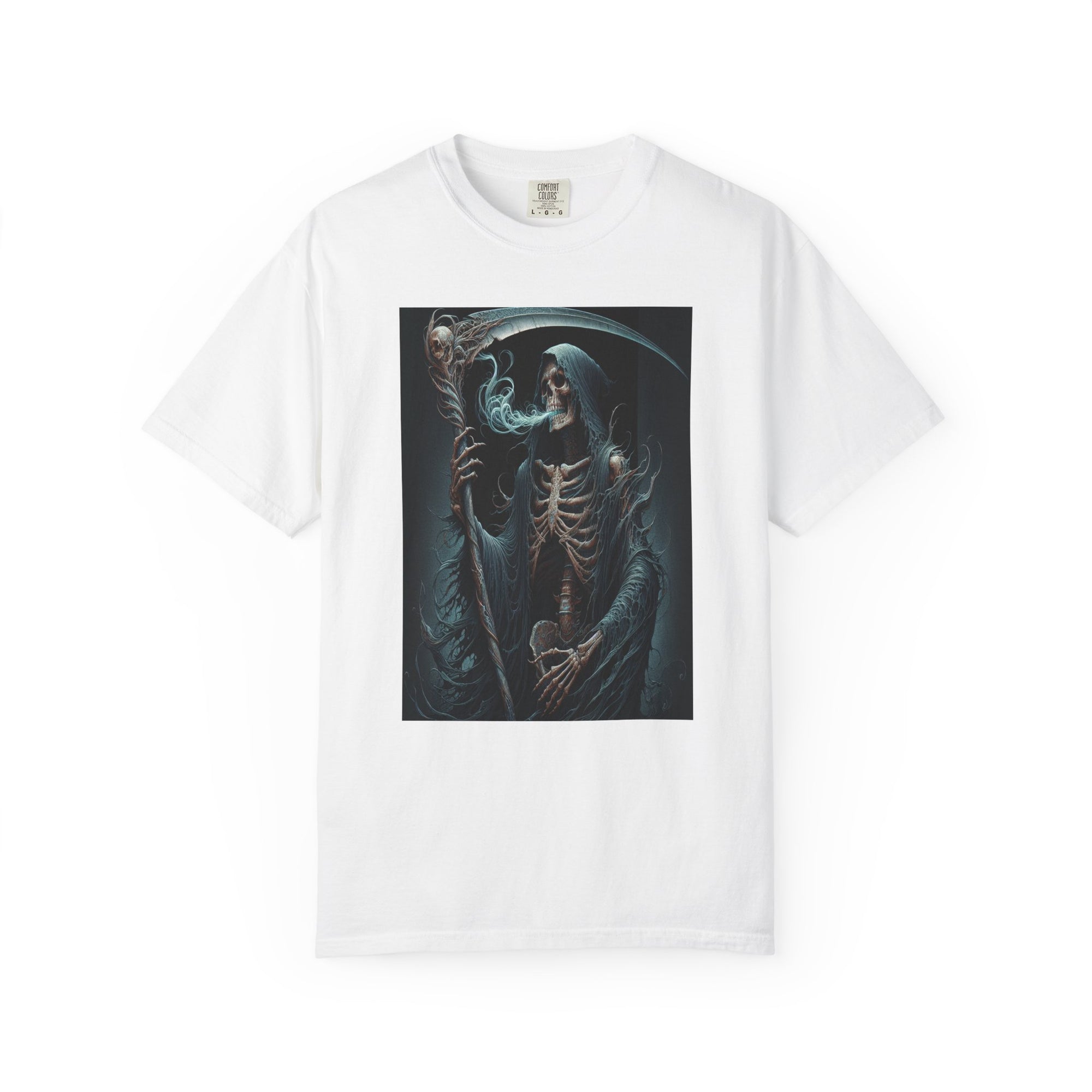 Unisex Reaper with Sickle Graphic Printed T-shirt