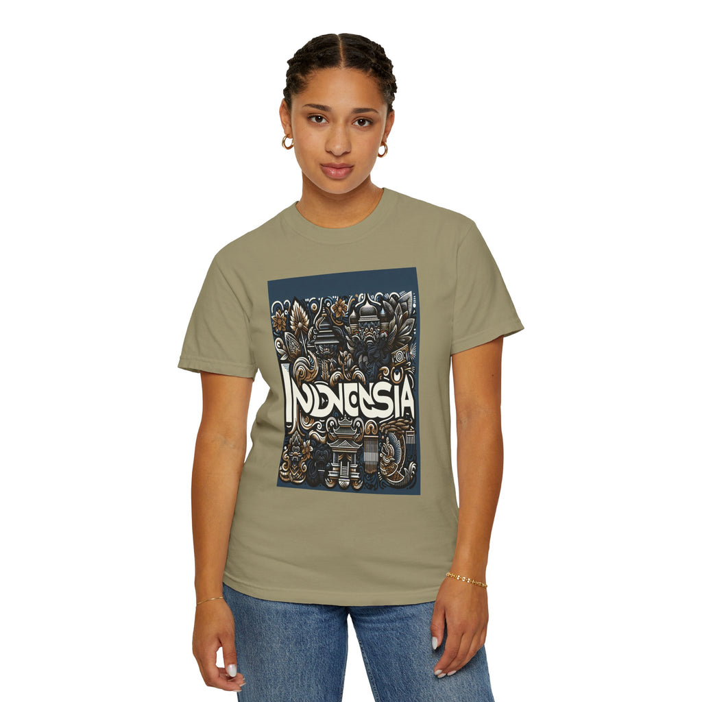 Unisex Indonesia Printed T-shirt