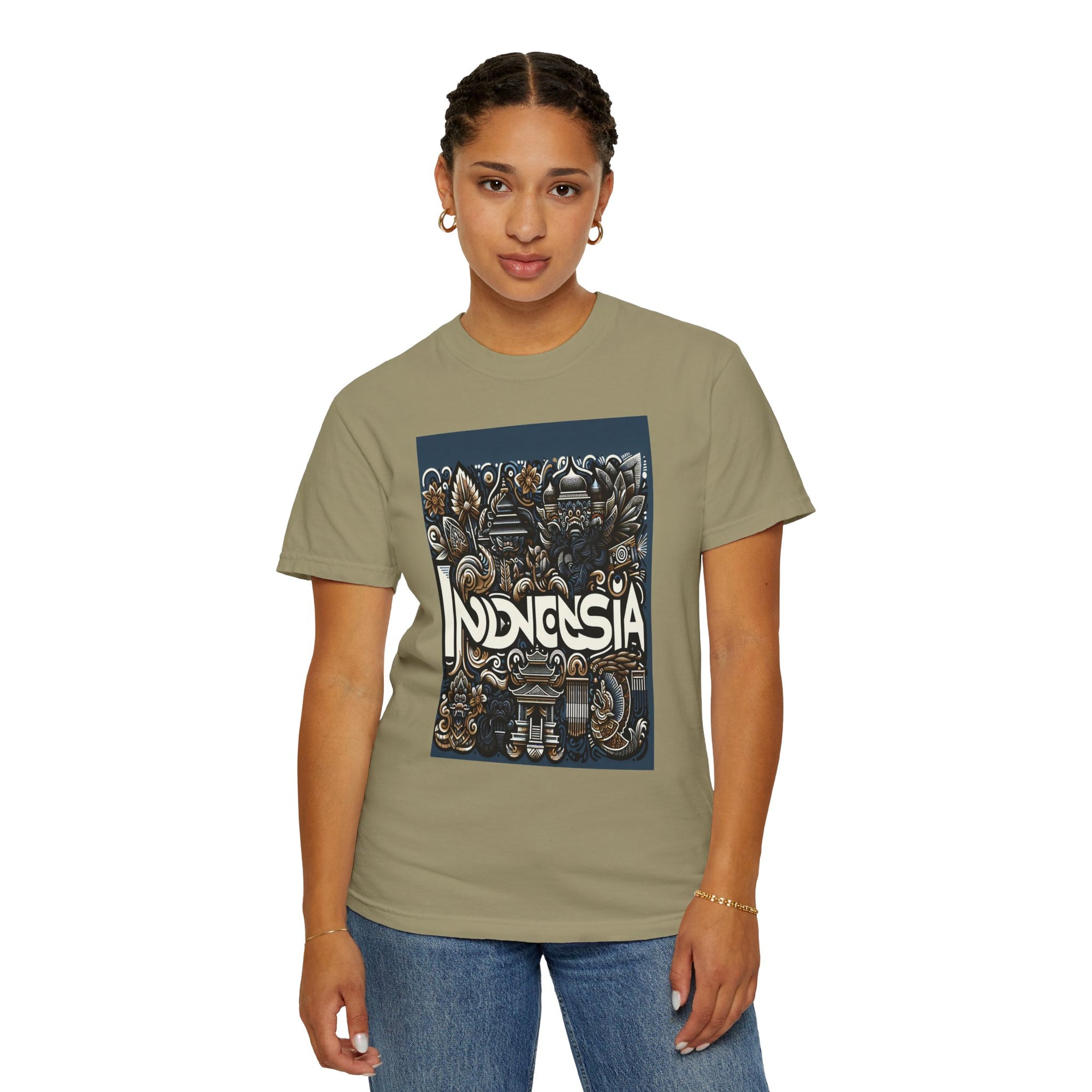 Unisex Indonesia Printed T-shirt