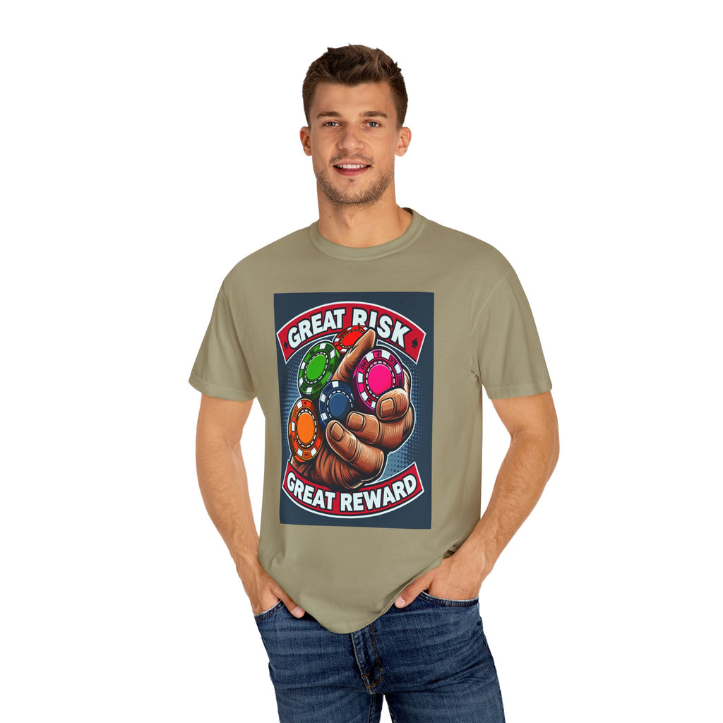 Unisex Gambling Chips Graphic Printed T-shirt