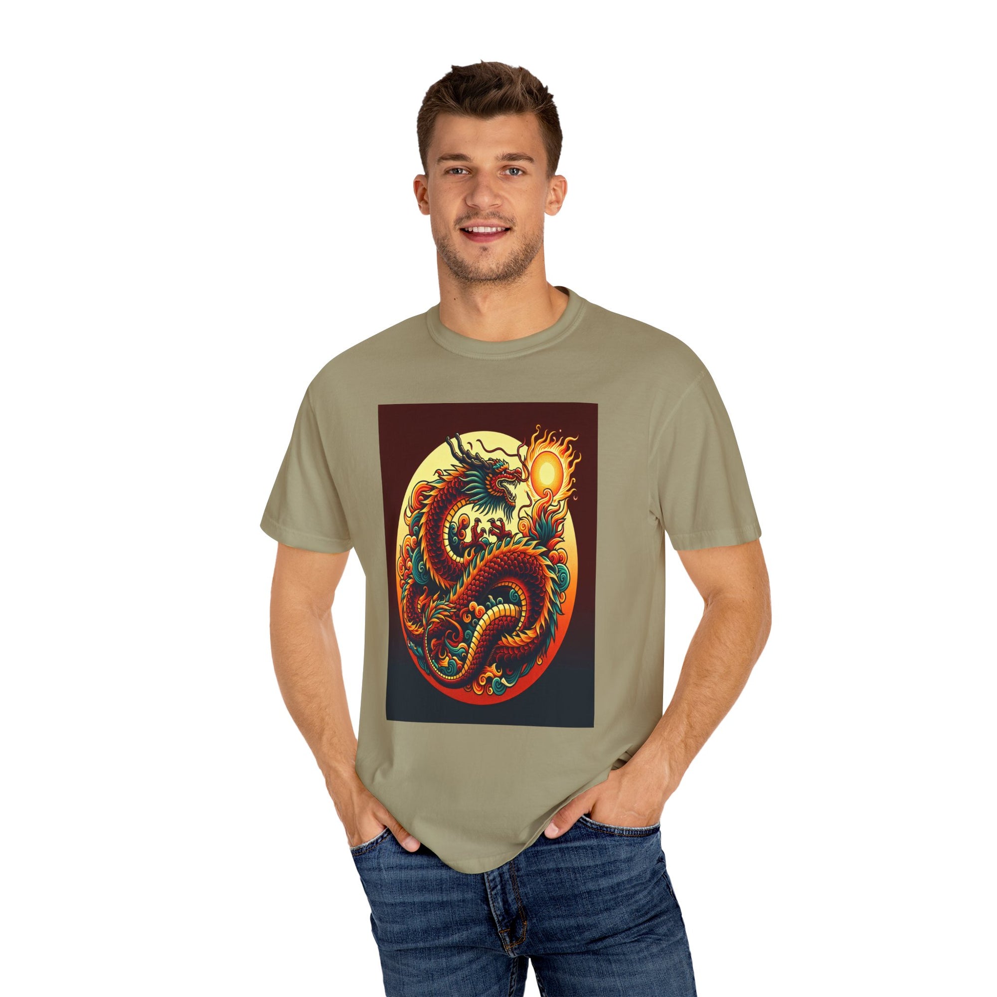 Unisex Dragon Graphic Printed T-shirt