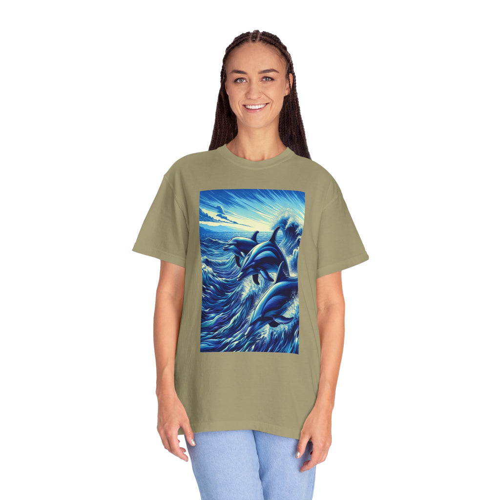 Unisex Dolphins Graphic Printed T-shirt