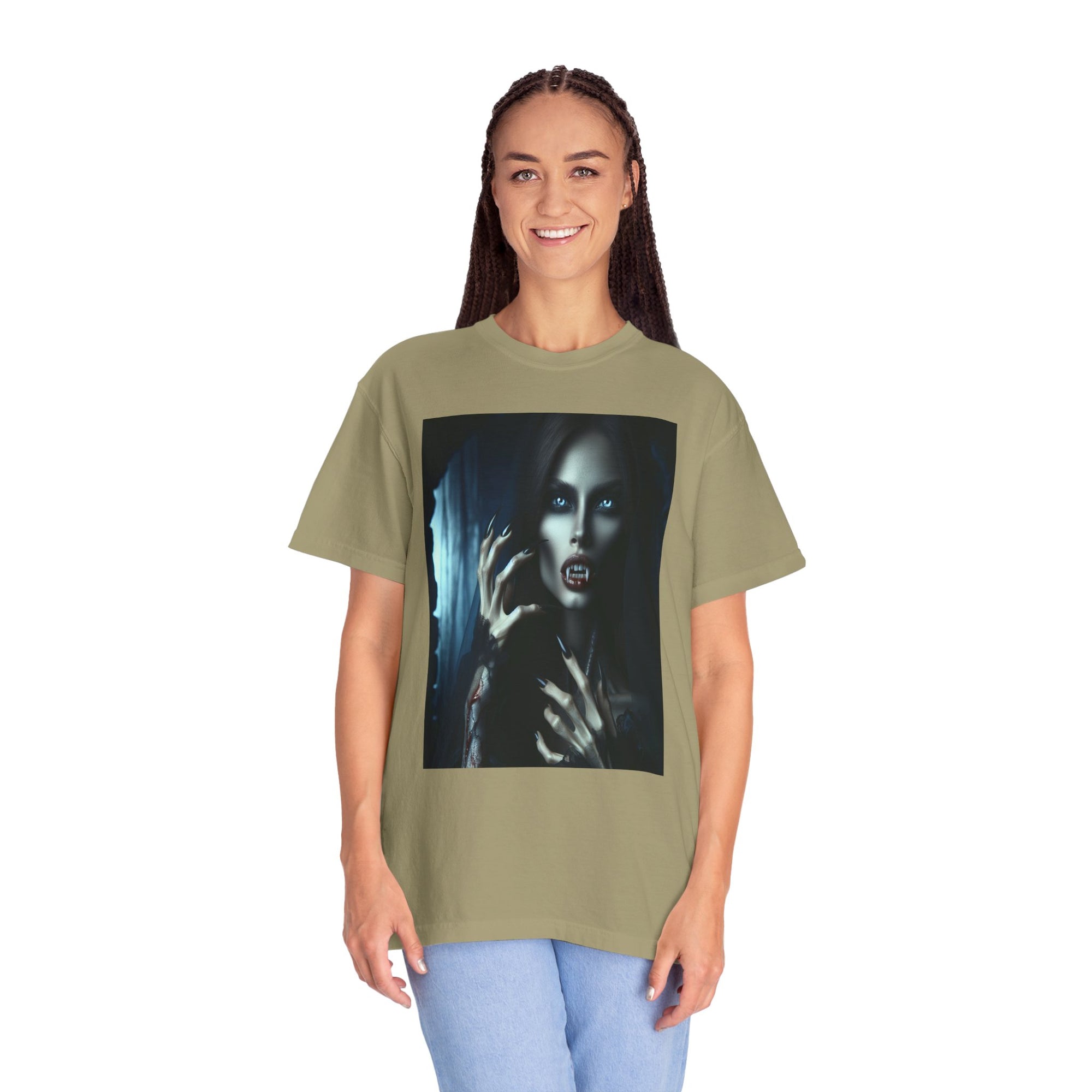 Unisex Vampire Graphic Printed T-shirt