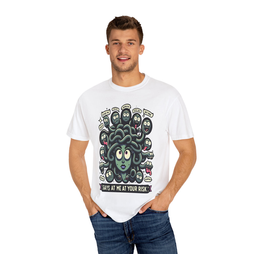 Unisex Medusa Graphic Printed T-shirt