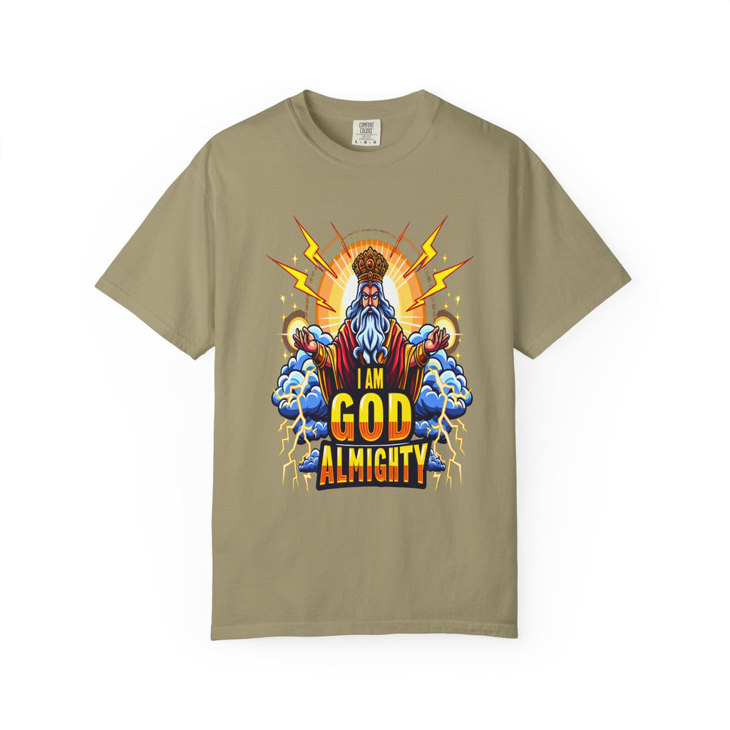 Unisex I am God Graphic Printed T-shirt