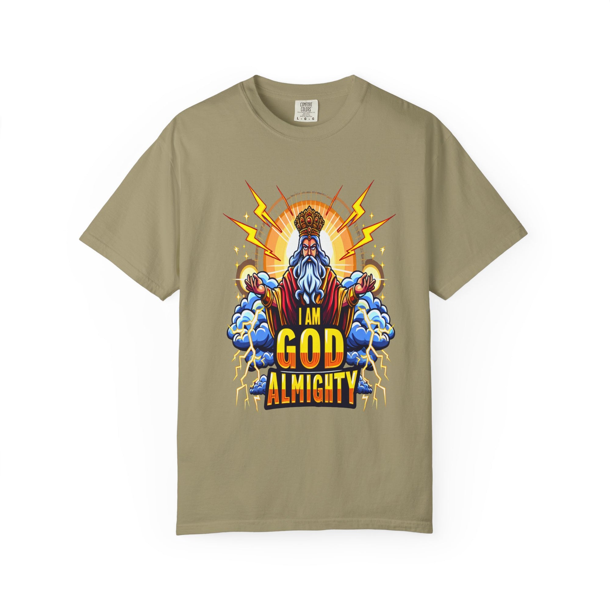 Unisex I am God Graphic Printed T-shirt