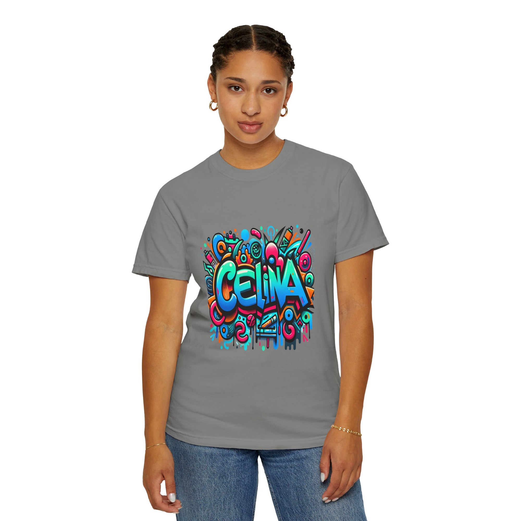 Unisex Name Celina Graphic Printed T-shirt