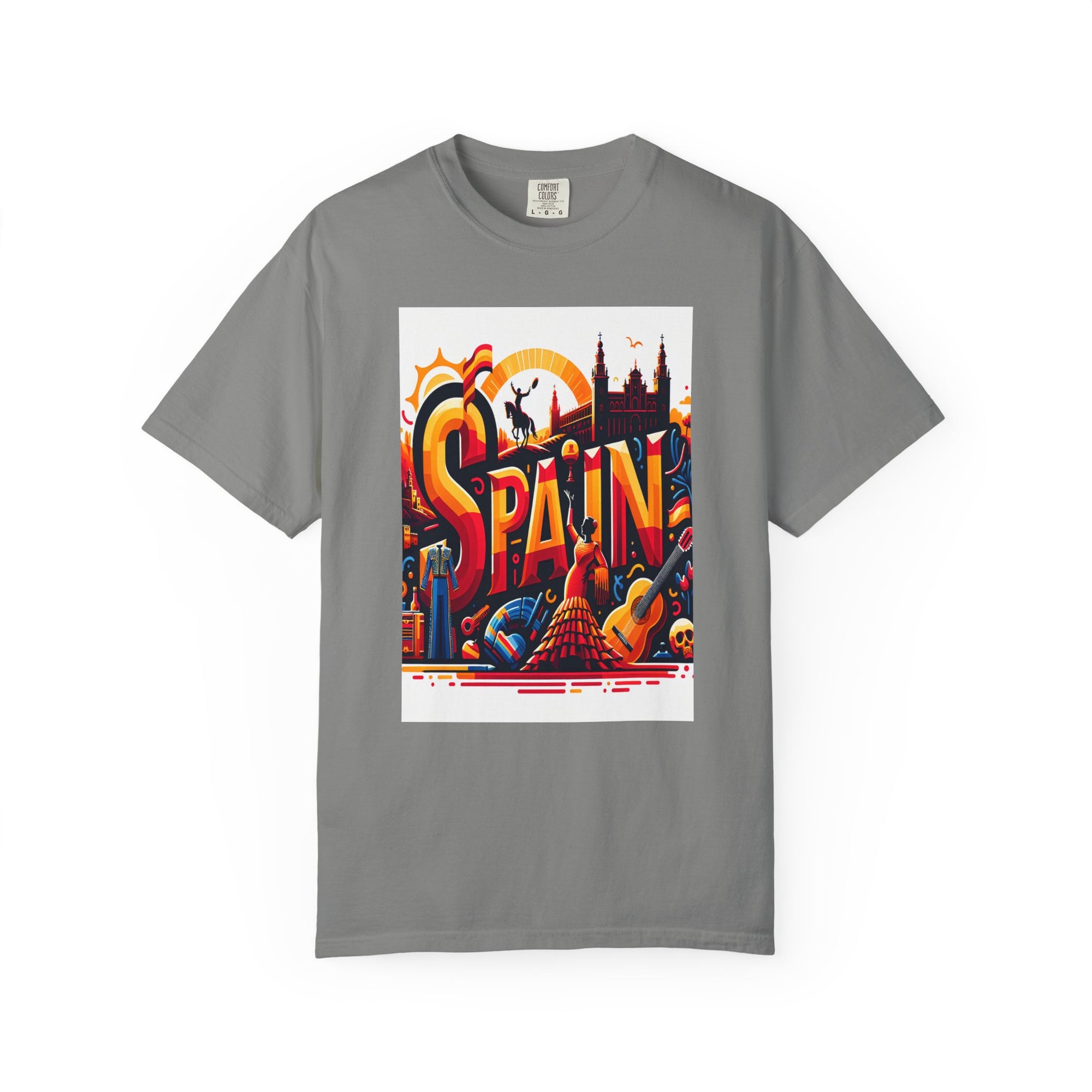 Unisex Spain Printed T-shirt