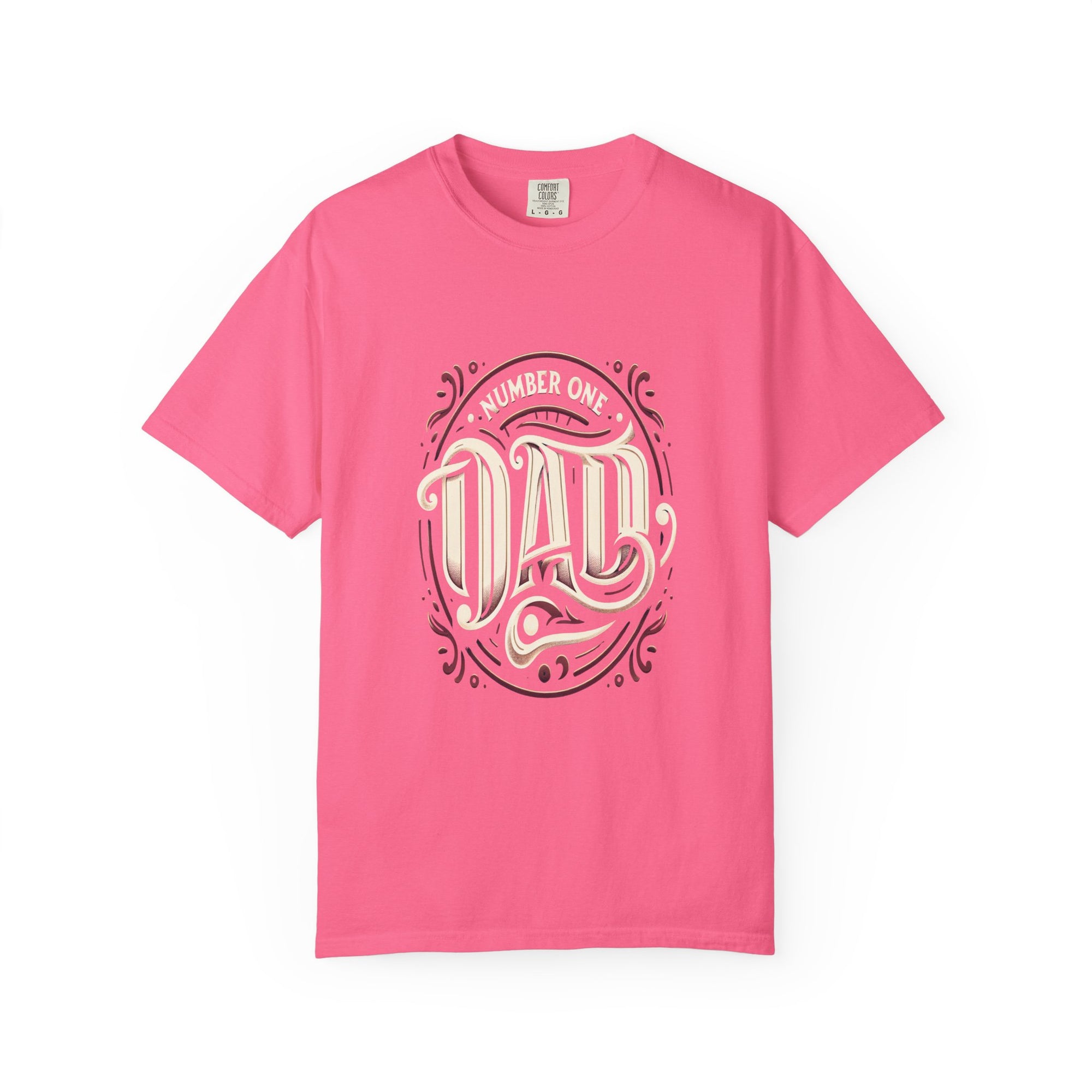 Unisex Garment-Dyed Number One Dad T-shirt