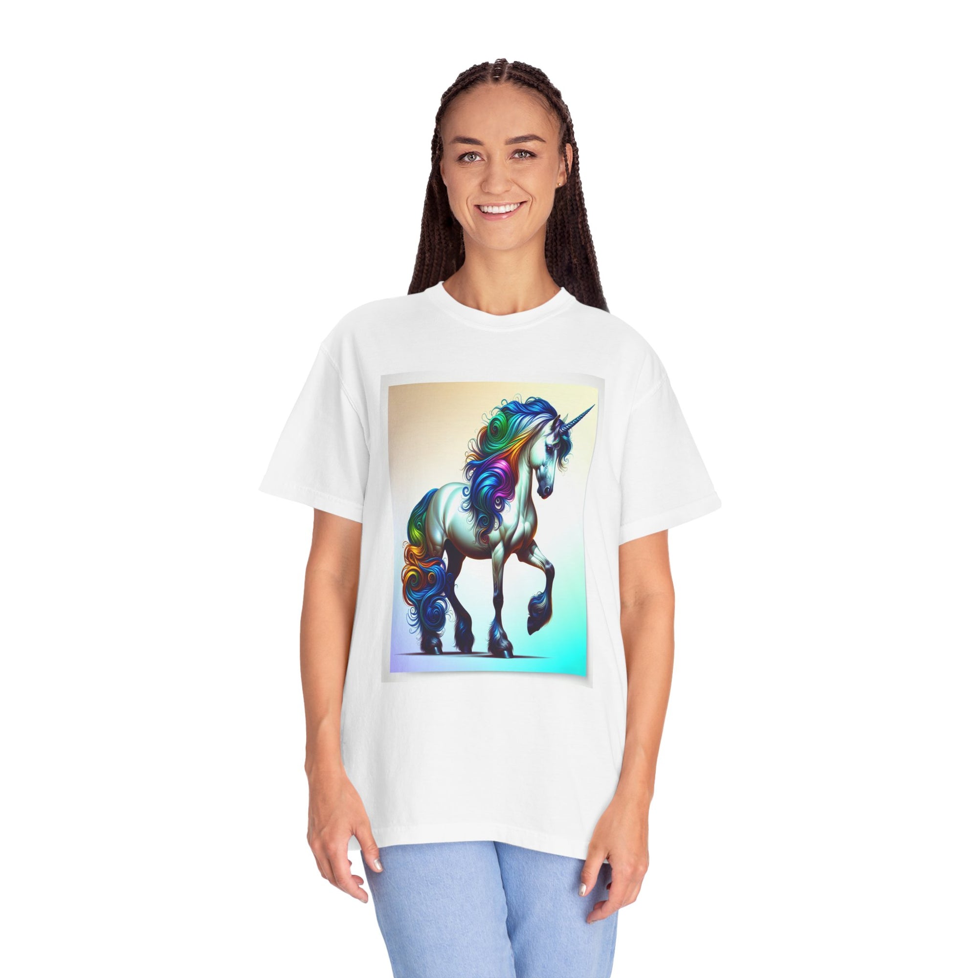 Unisex Unicorn Graphic Printed T-shirt