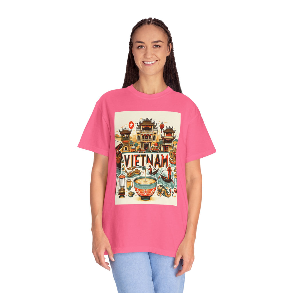 Unisex Vietnam Printed T-shirt