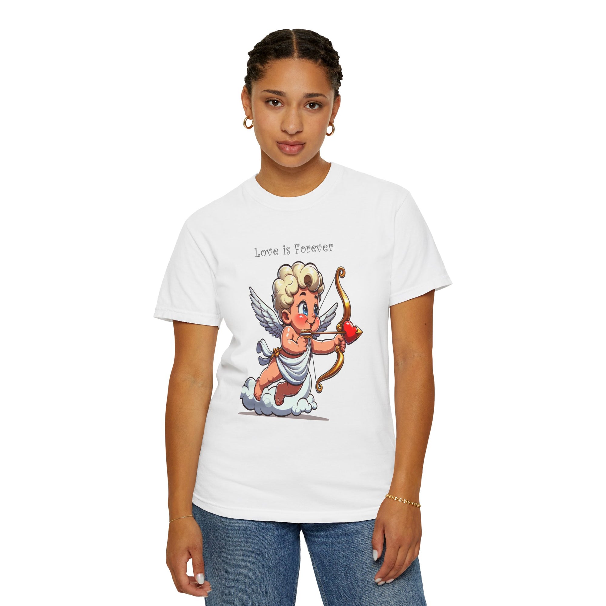 Unisex Cupid Graphic Printed T-shirt