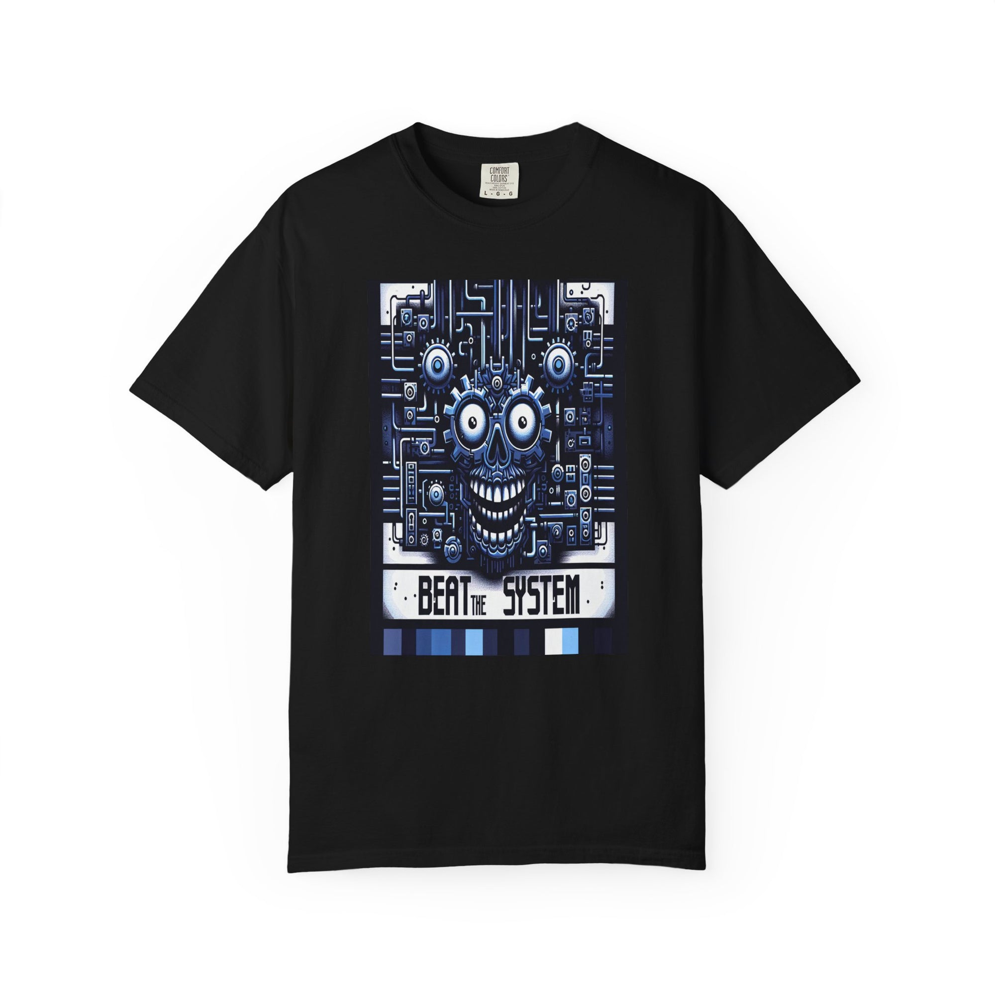 Unisex Beat the System Graphic Printed T-shirt