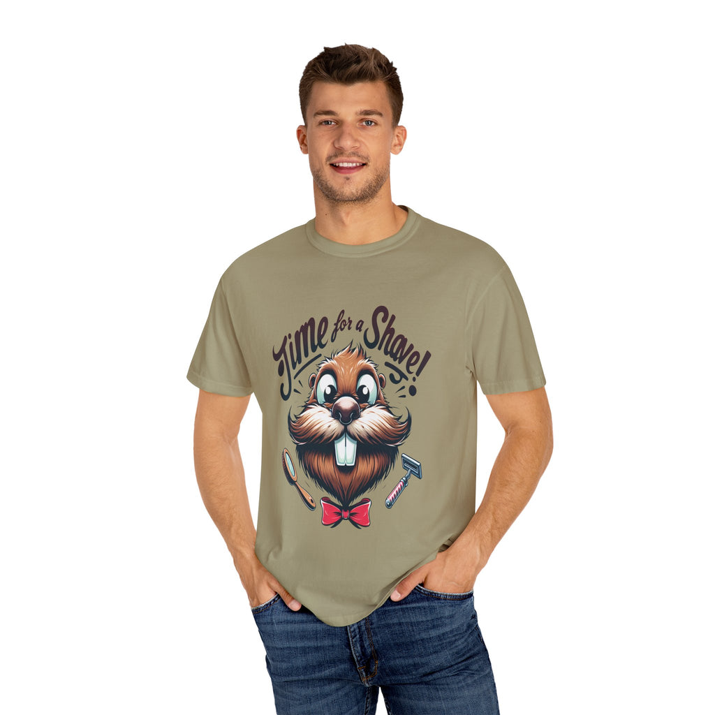 Unisex Time for a Shave Graphic Printed T-shirt